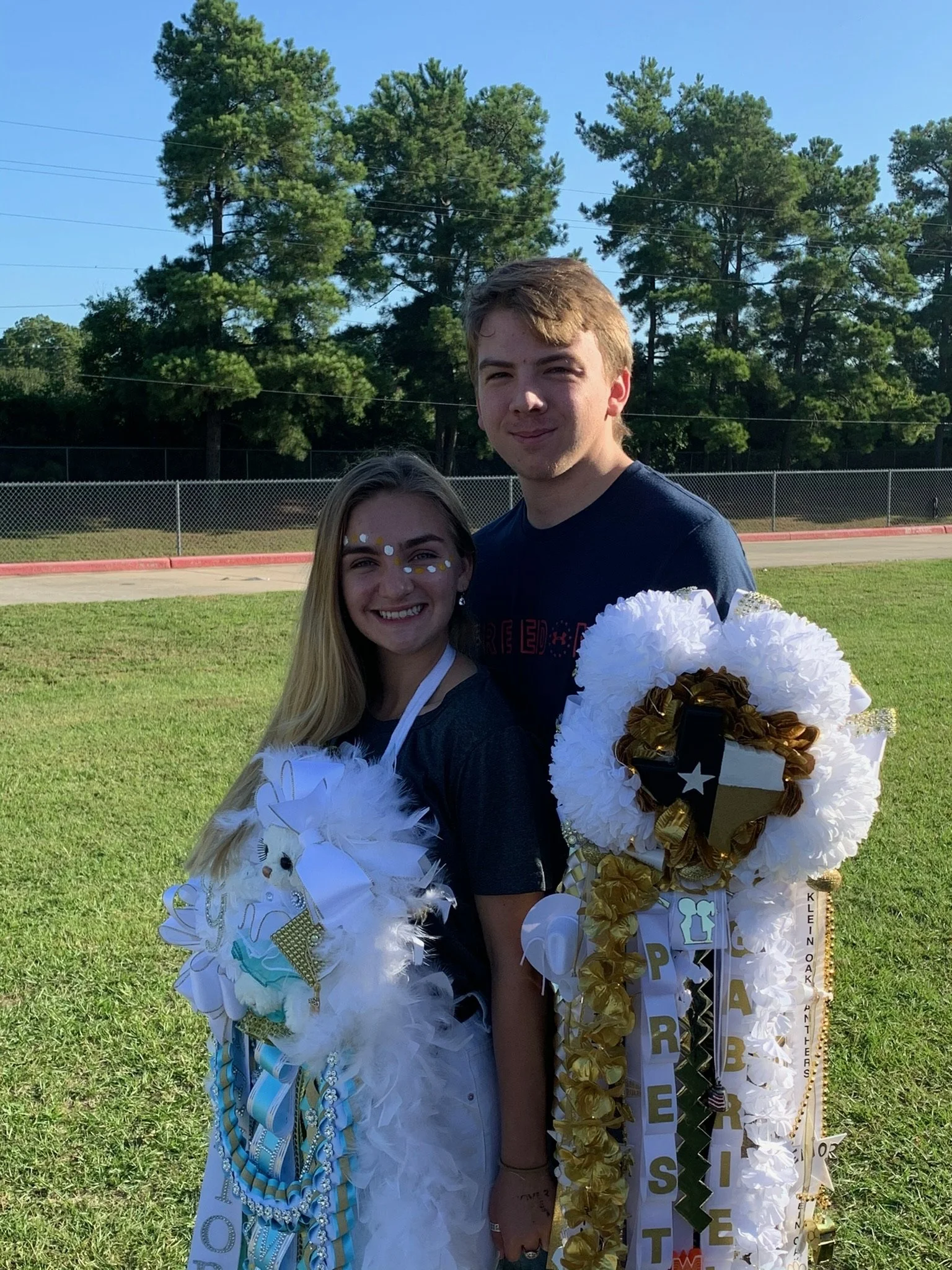 Mum Day 2019; we got each other the largest mums possible!