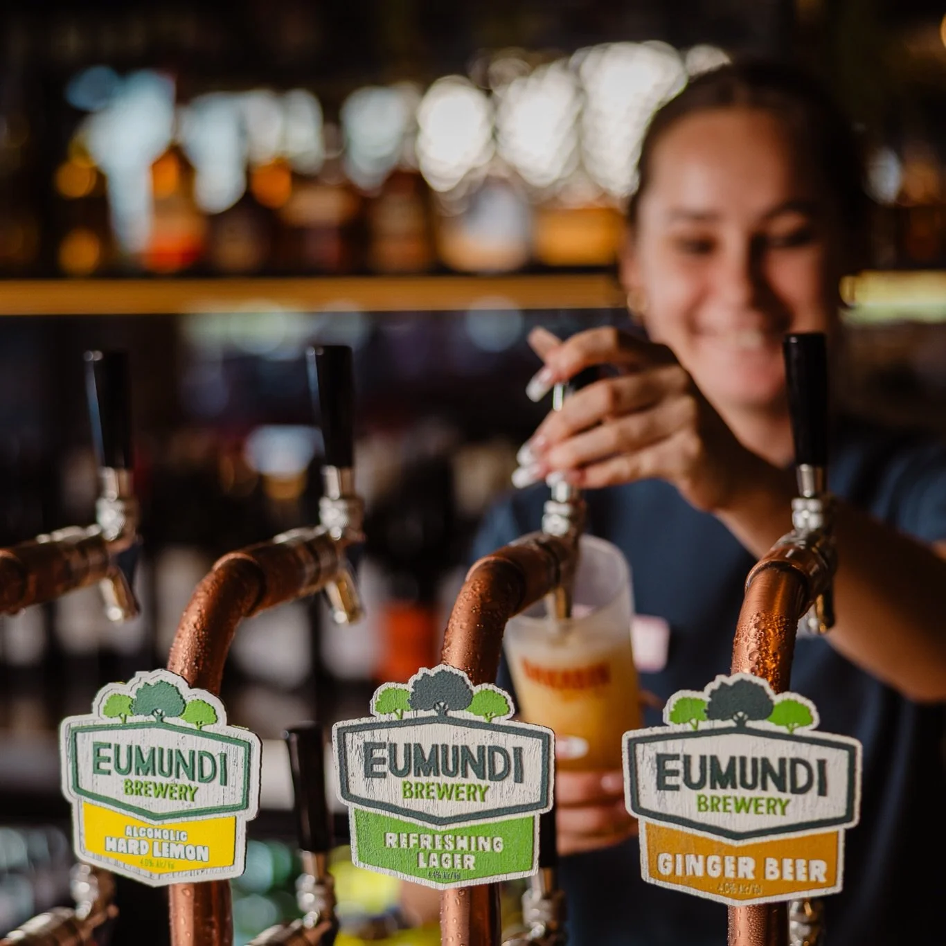 NOW POURING at @dakabinhotel 🍻 Find our alcoholic Ginger Beer, Hard Lemon, Pale Ale &amp; Lager on tap or in-store across the road at @bottlemartdakabin 🙌