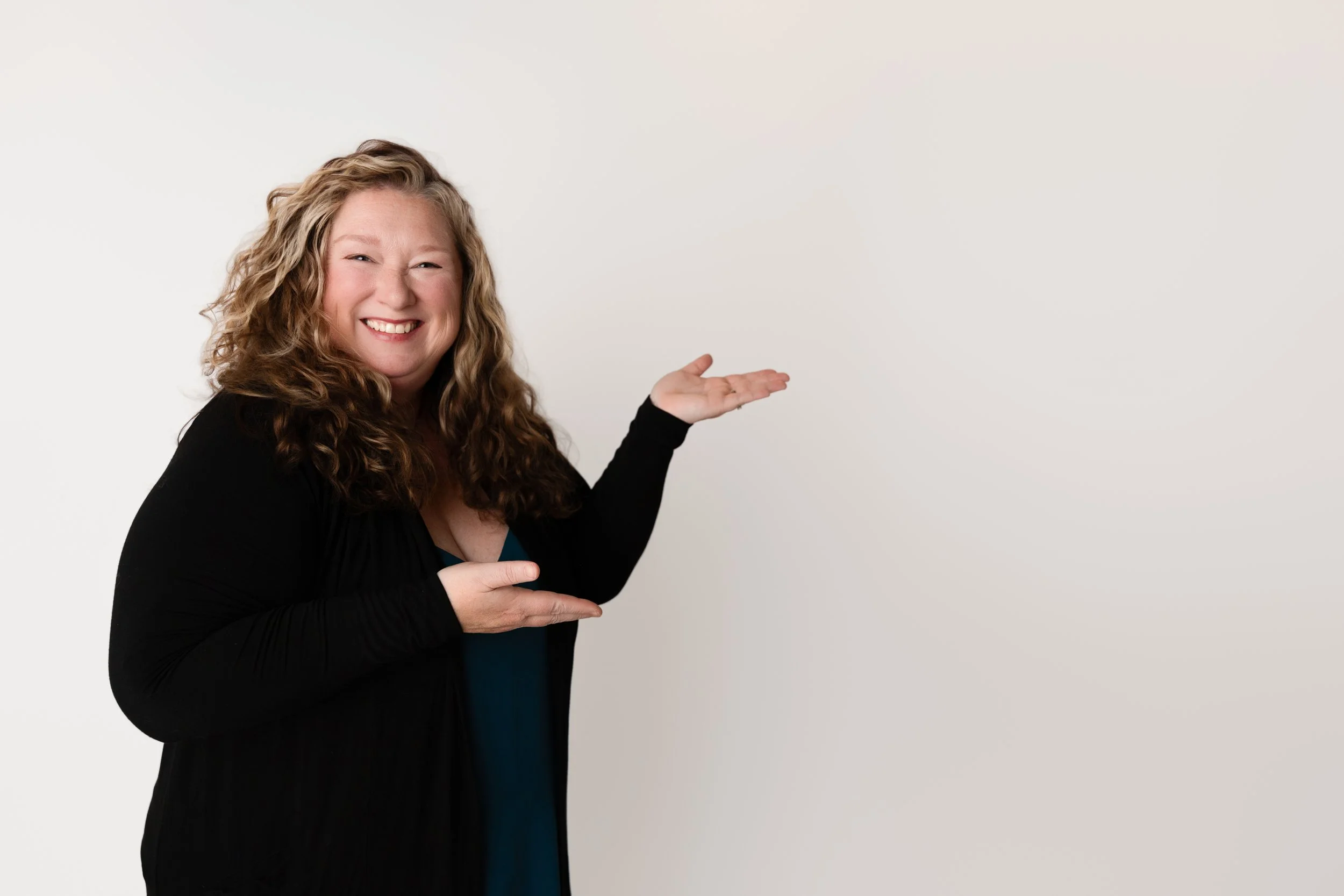 headshot session in professional studio in Canton, GA