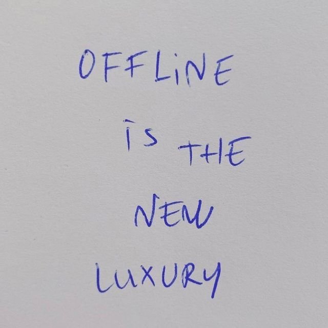being chronically offline is in