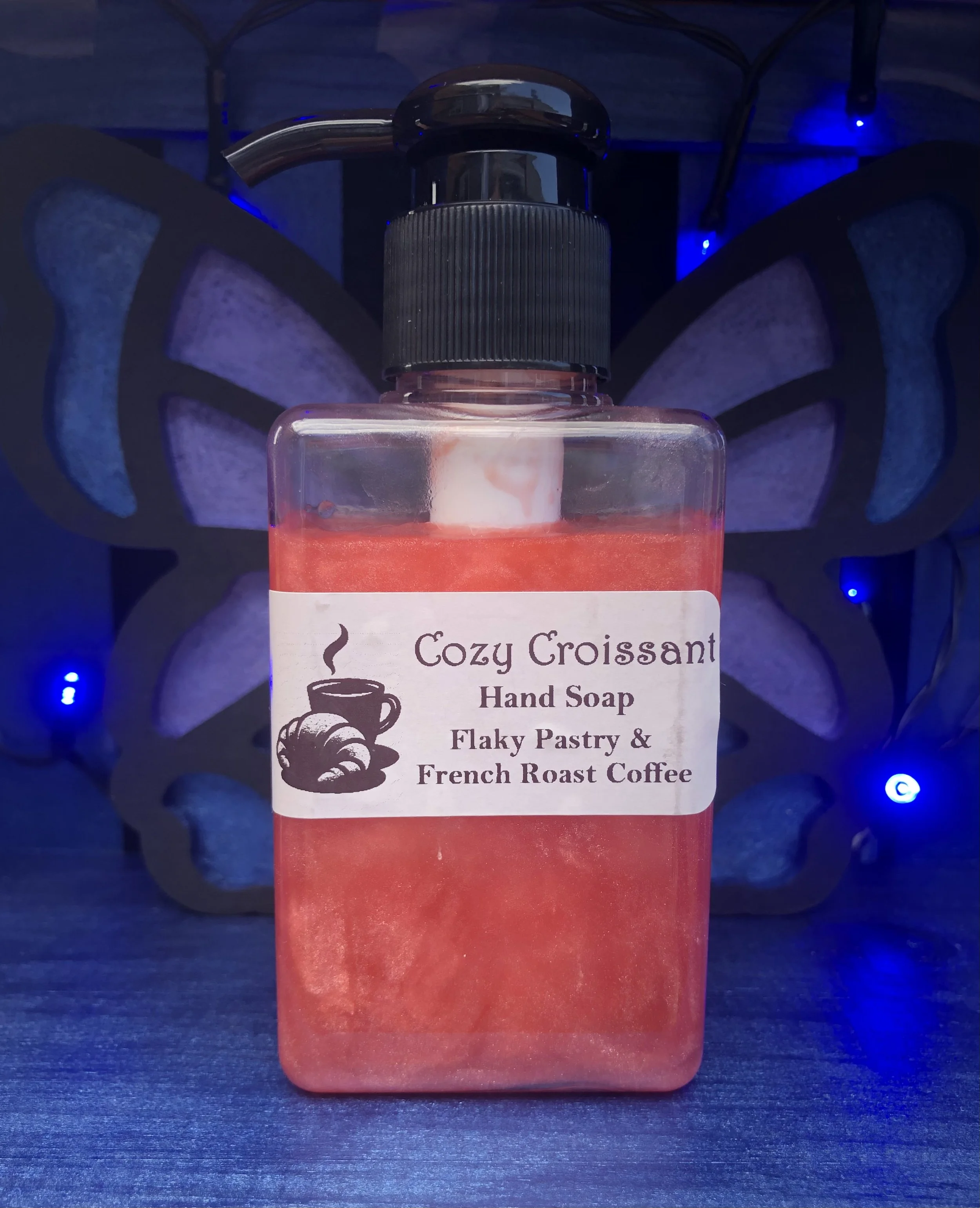 Cozy Croissant: Flaky Pastry & French Roast Coffee Hand Soap