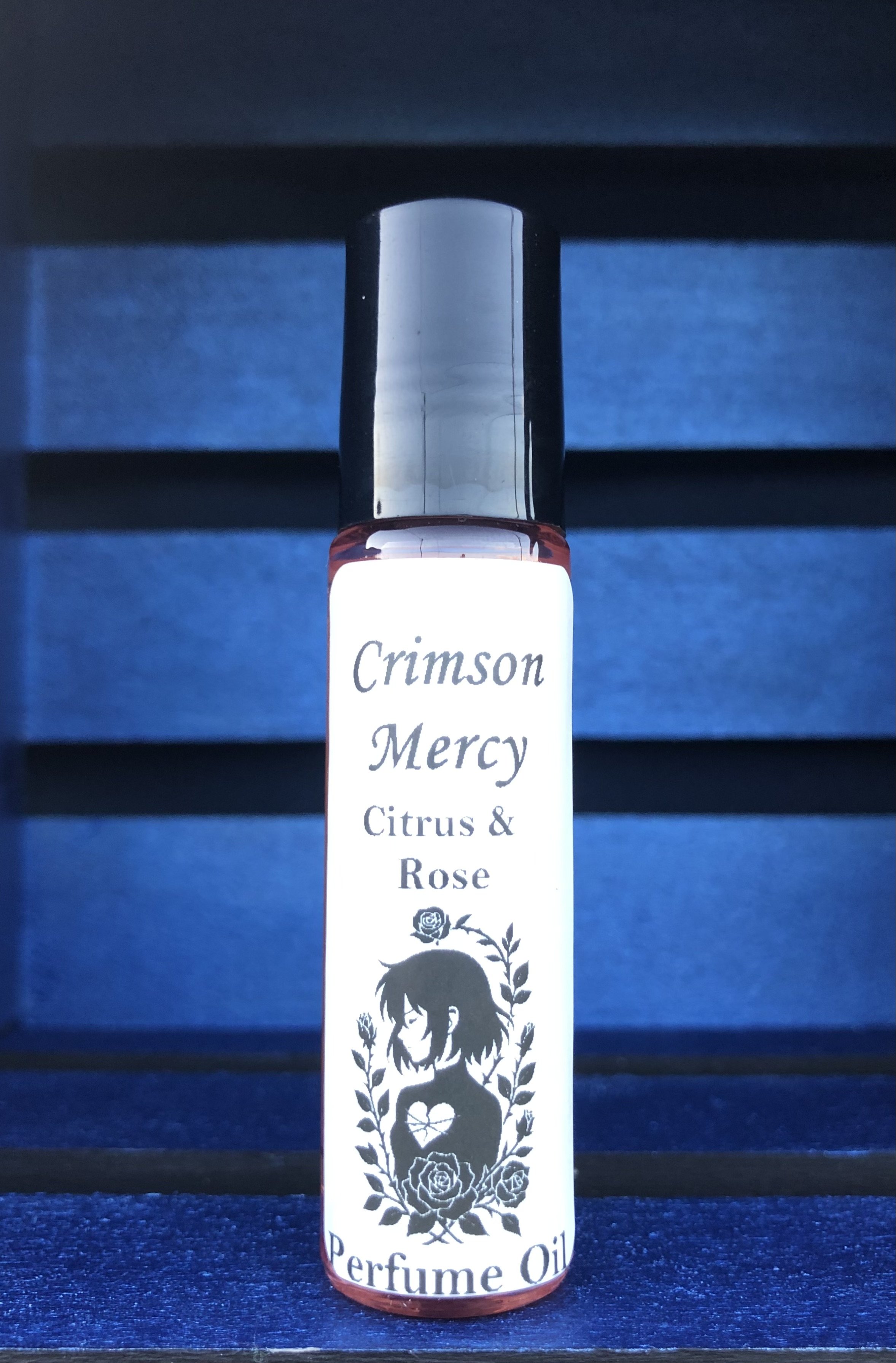 Crimson Mercy: Citrus & Rose Perfume Oil Roll-On