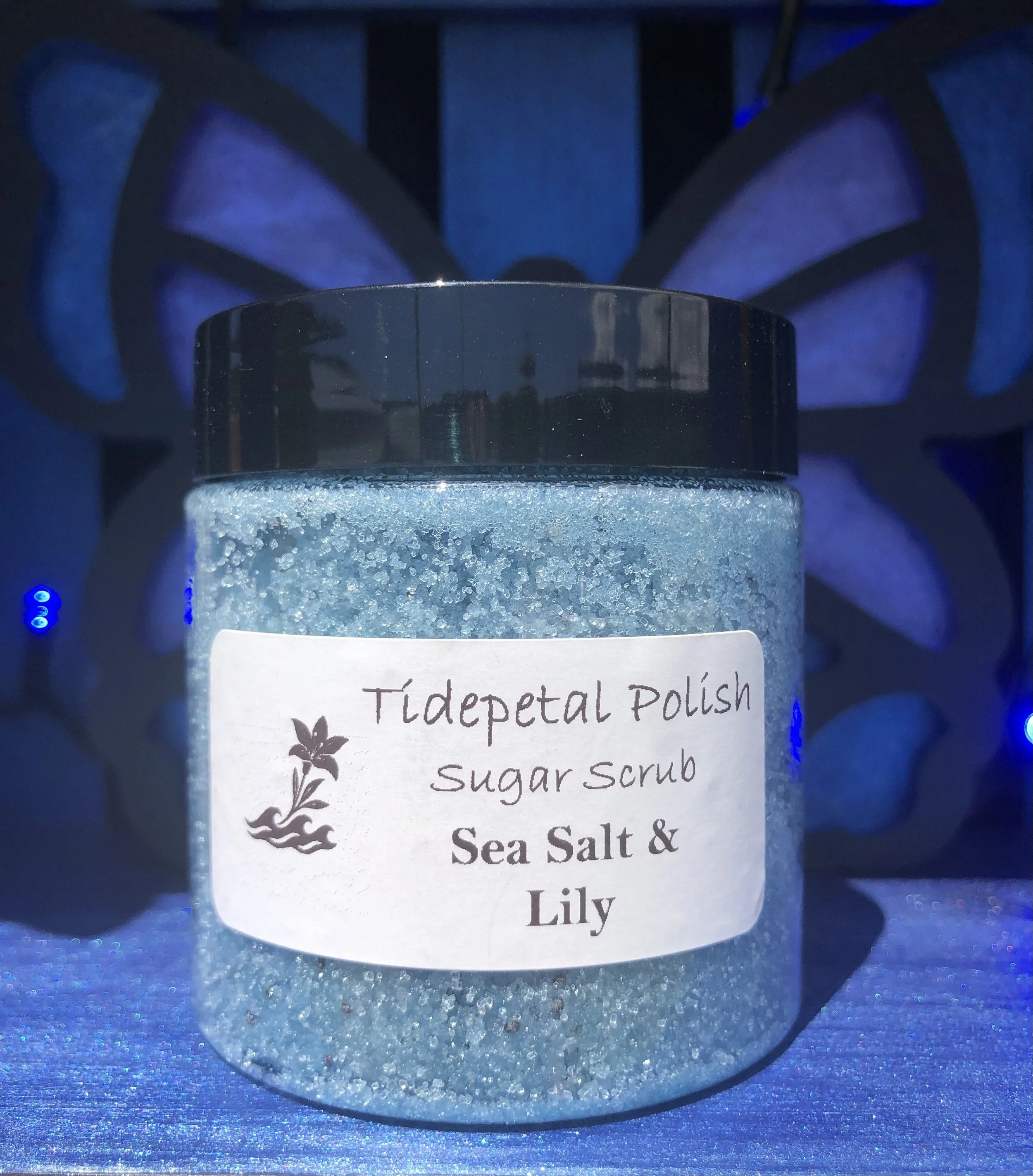 Tidepetal Polish: Sea Salt & Lily Sugar Scrub