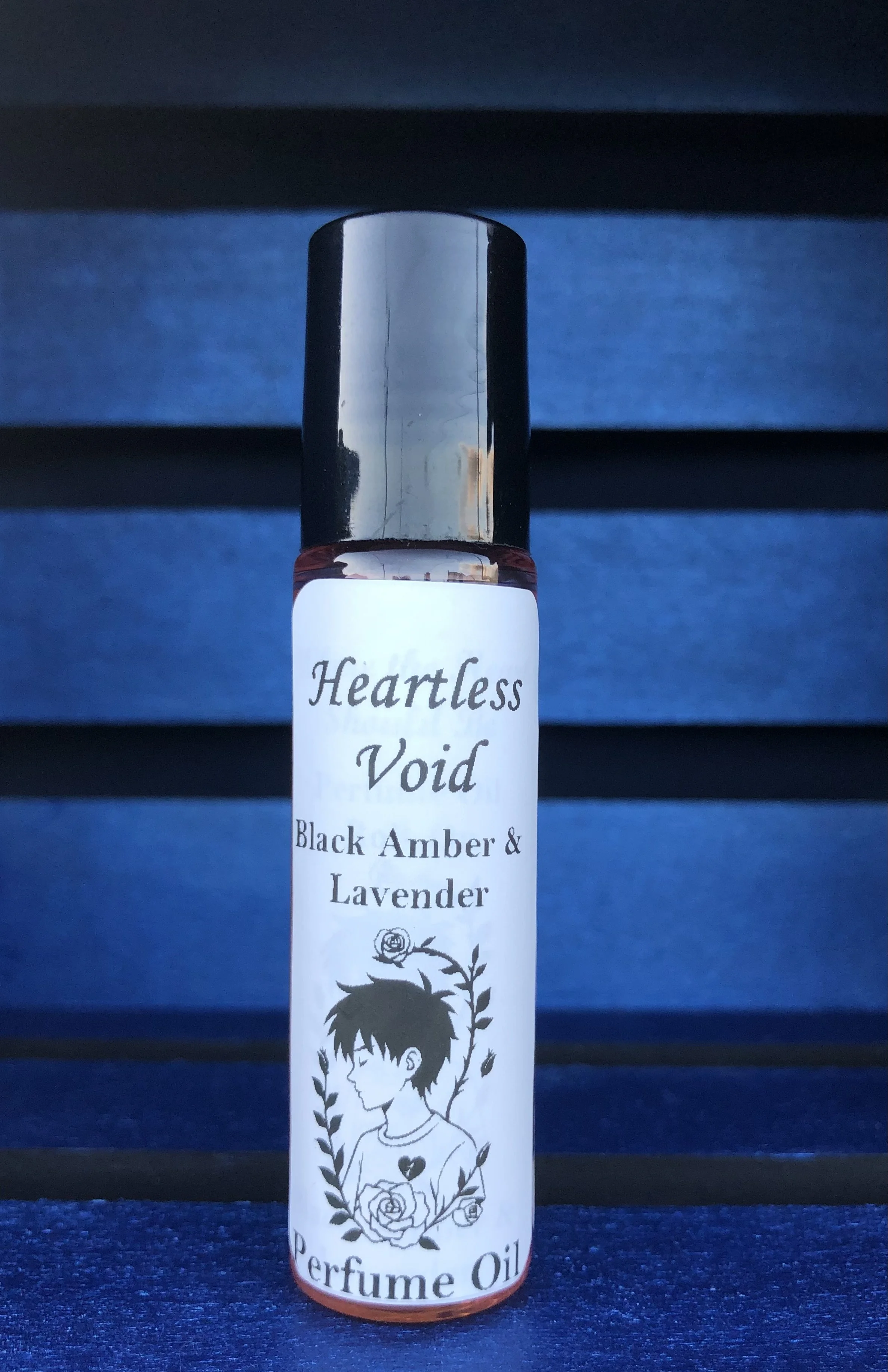 Heartless Void: Black Amber & Lavender Perfume Oil Roll-On