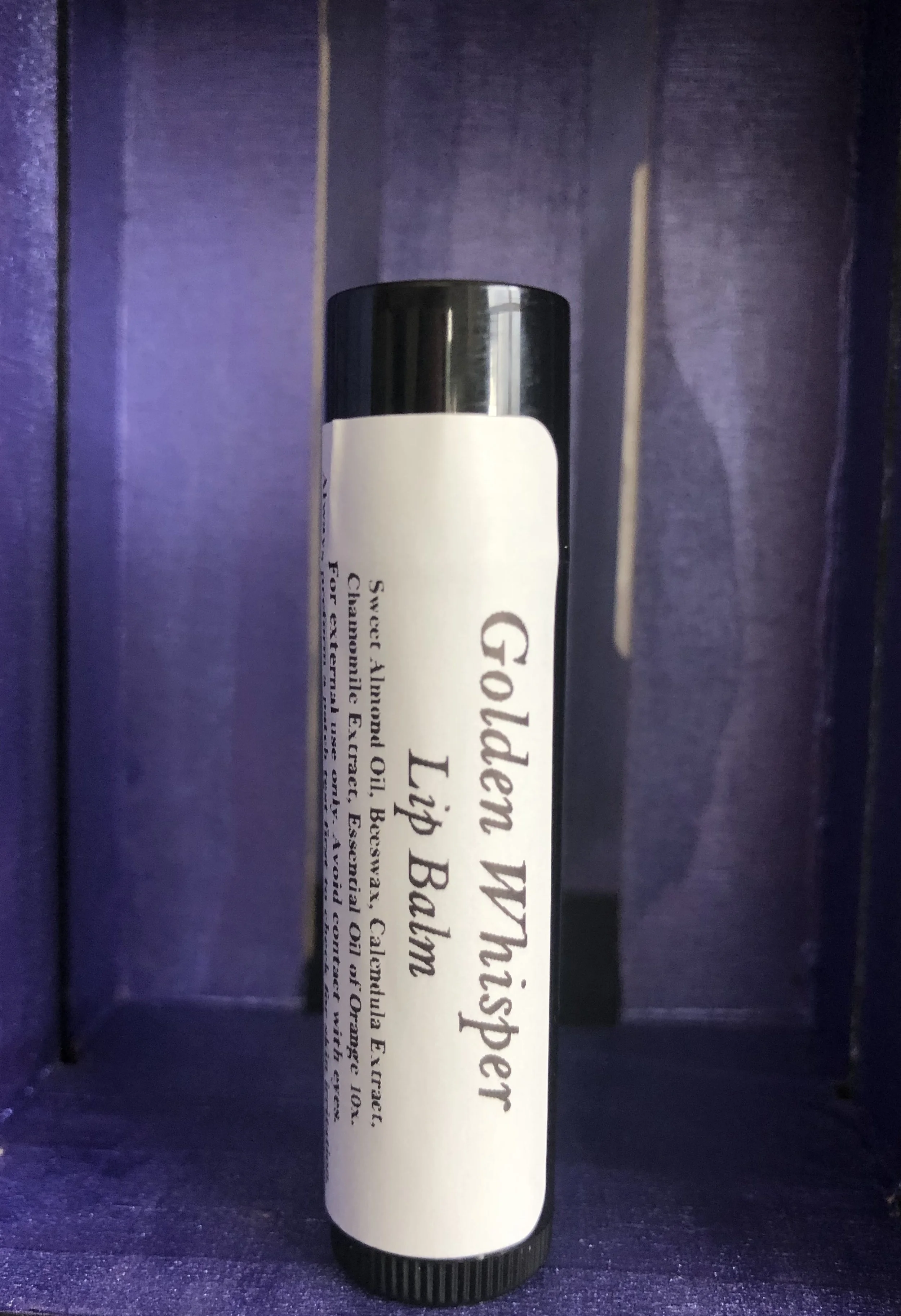 Golden Whisper: Orange Lip Balm