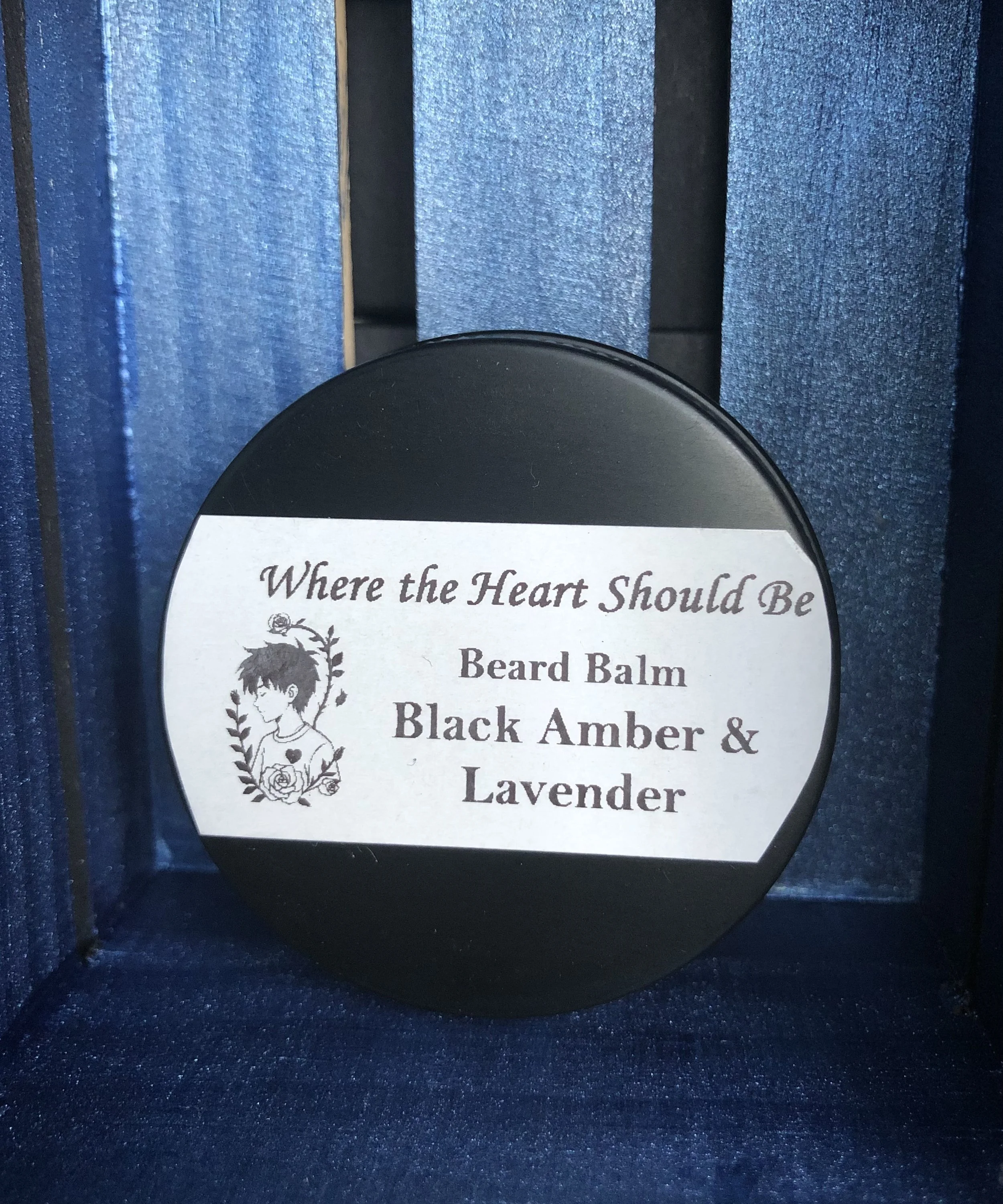 Where the Heart Should Be: Black Amber & Lavender Beard Balm