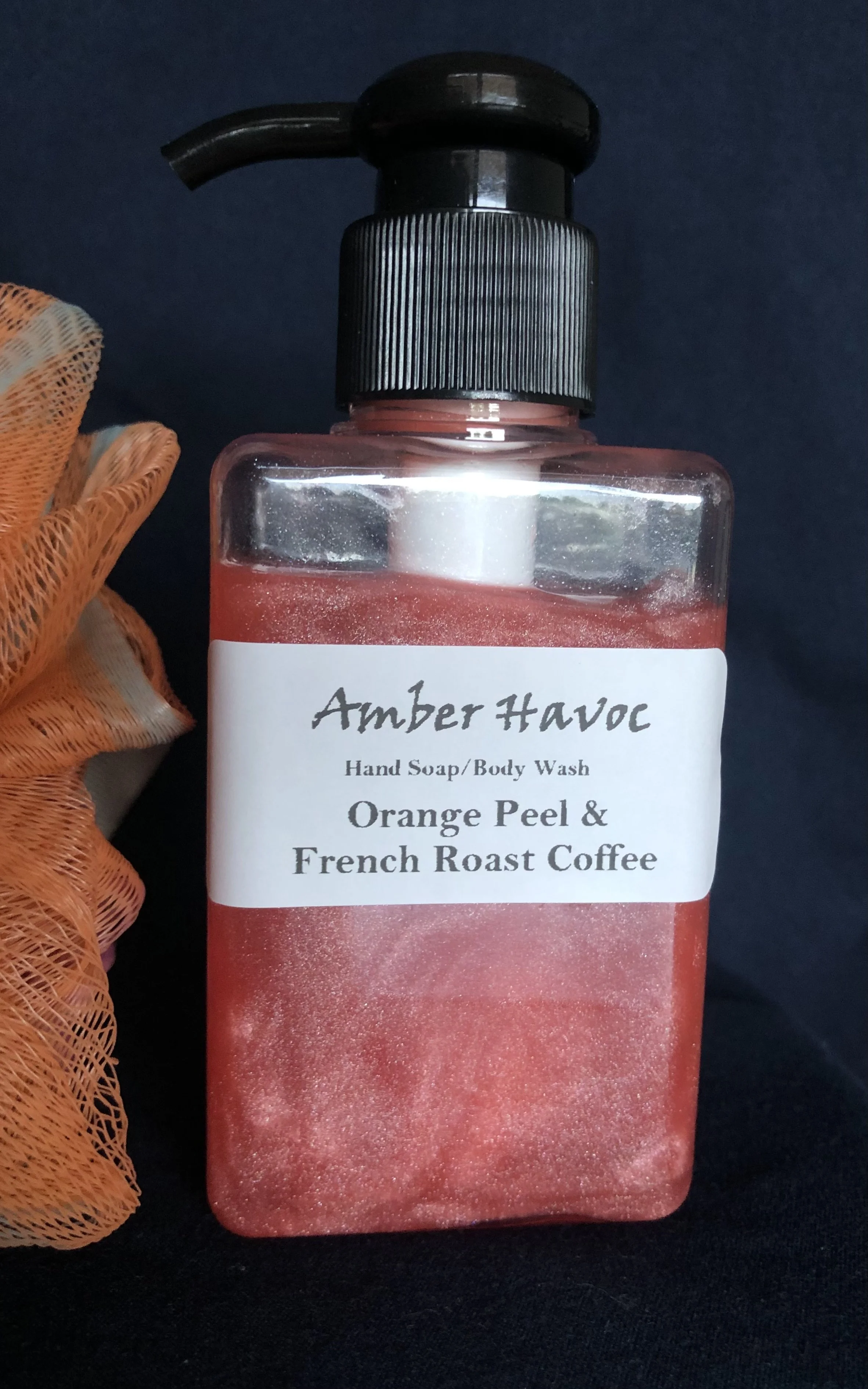 Amber Havoc: Orange Peel & French Roast Coffee Mini Body Wash
