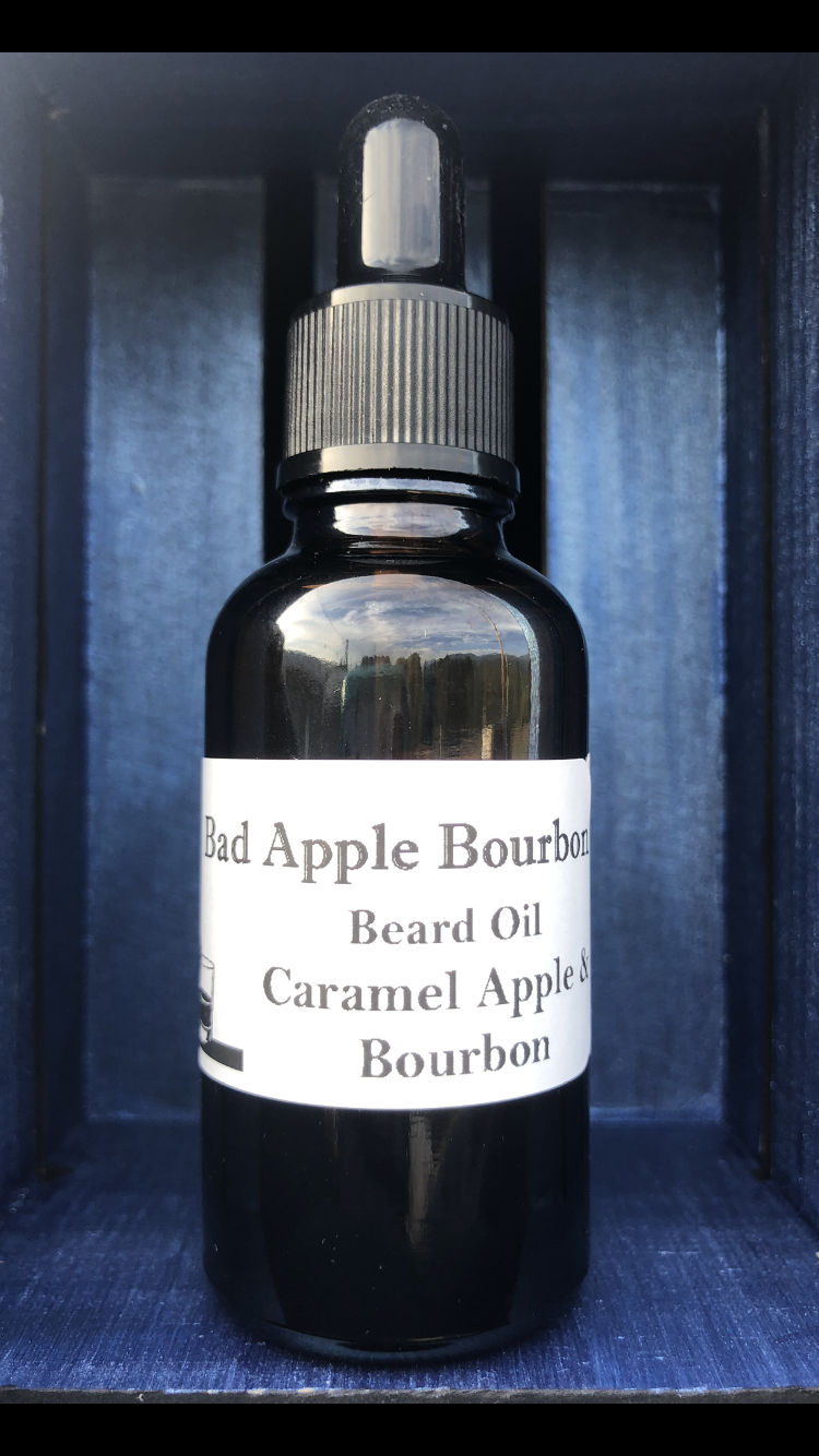 Bad Apple Bourbon: Salted Caramel Apple & Bourbon Beard Oil
