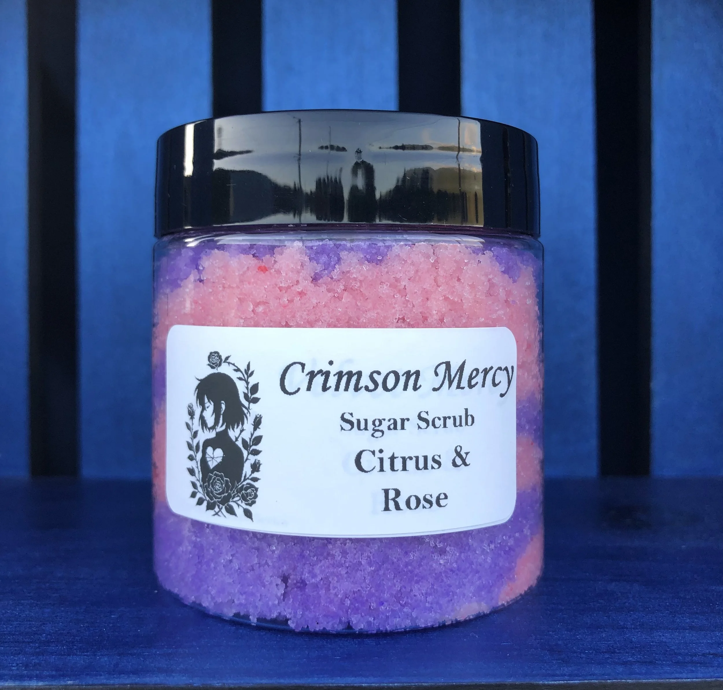 Crimson Mercy: Citrus & Rose Sugar Scrub
