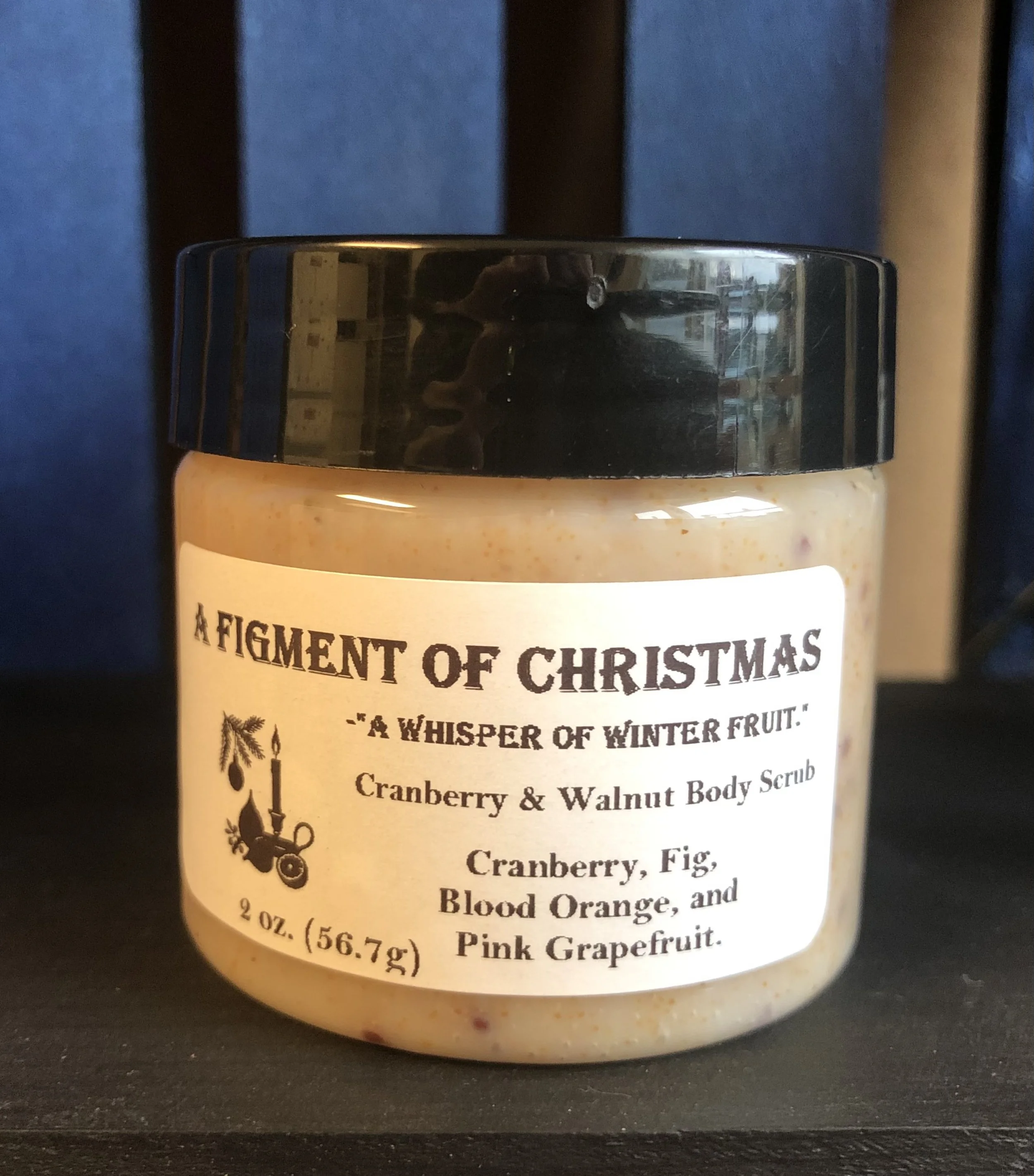 A Figment of Christmas Cranberry & Walnut Body Scrub