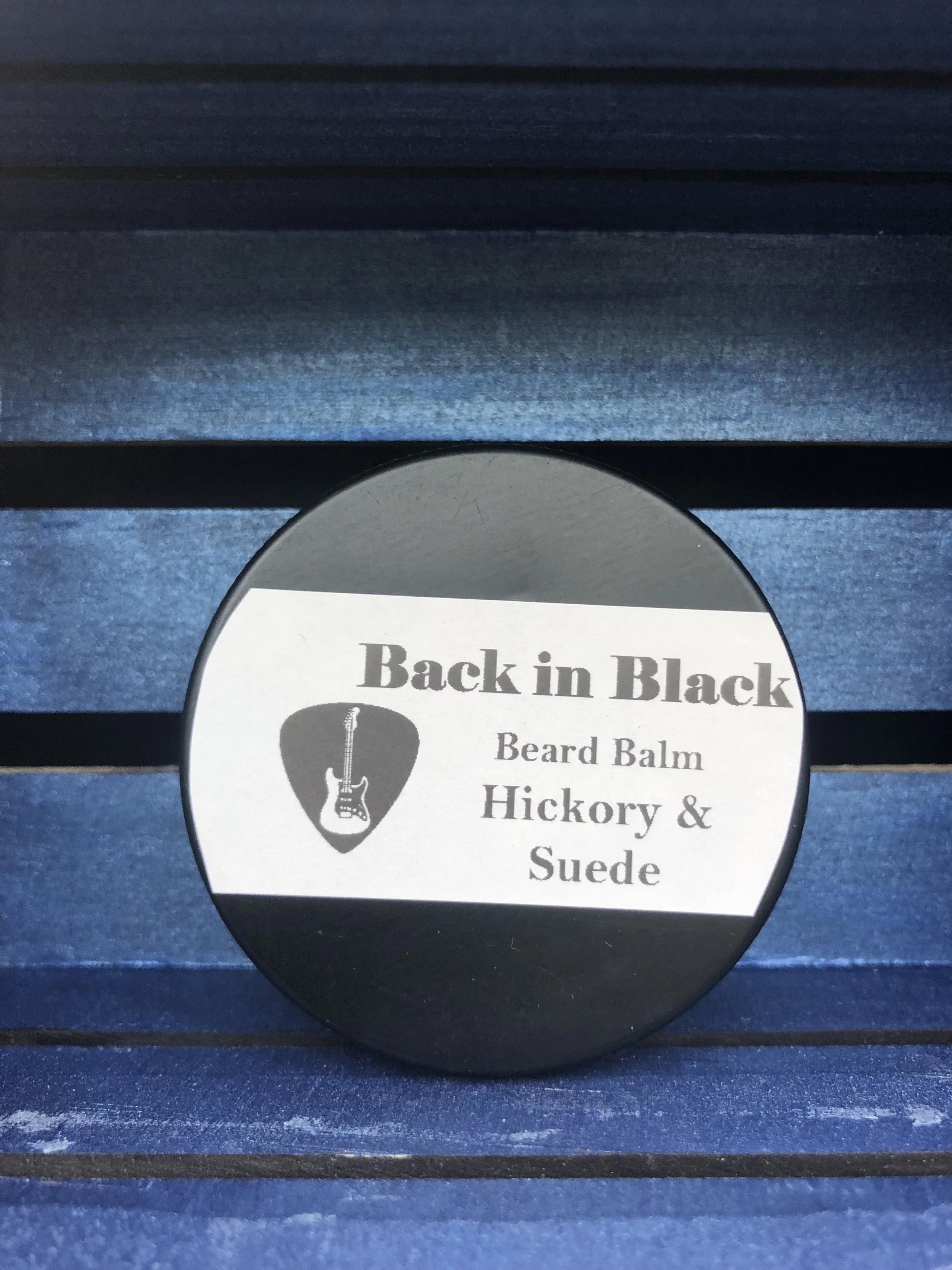 Back in Black: Hickory & Suede Beard Balm