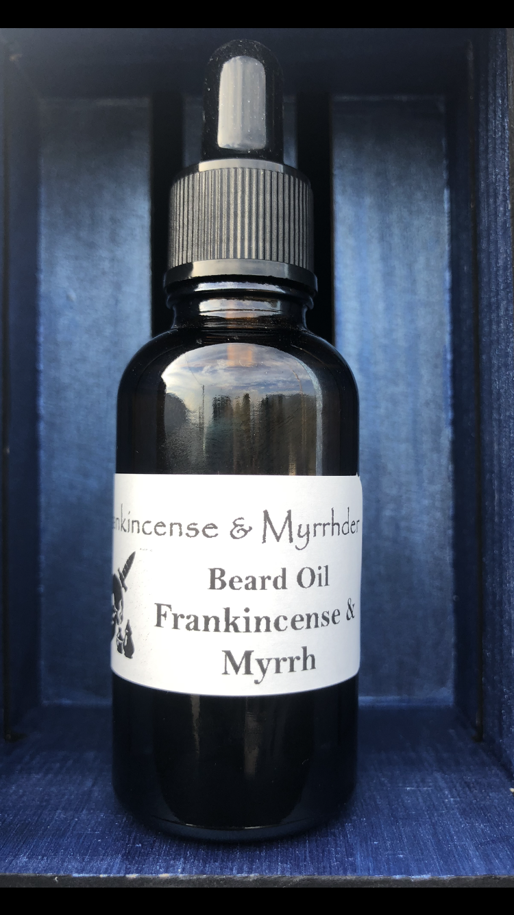 Frankincense & Myrrhder: Frankincense & Myrrh Beard Oil