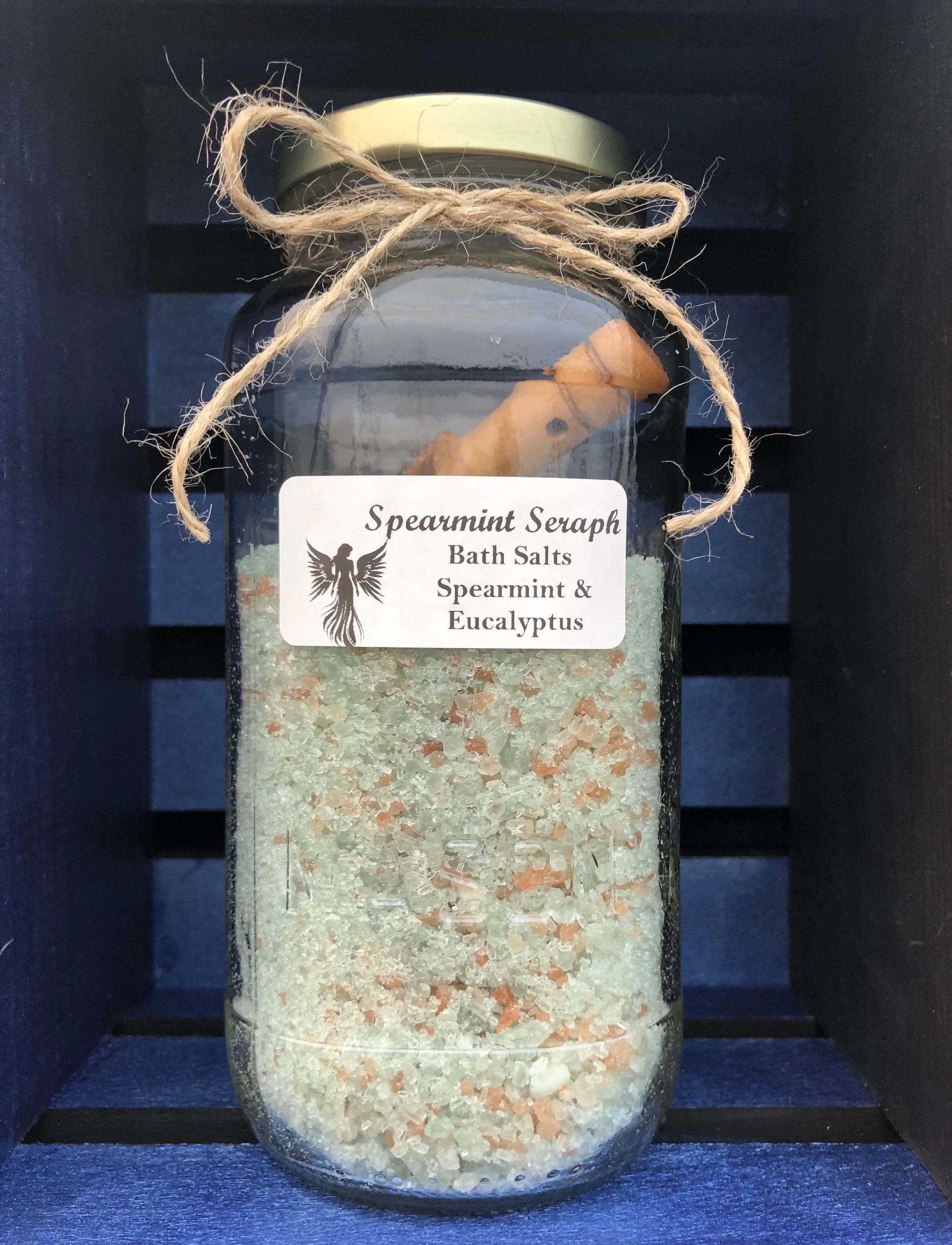 Spearmint Seraph: Spearmint & Eucalyptus Bath Salts