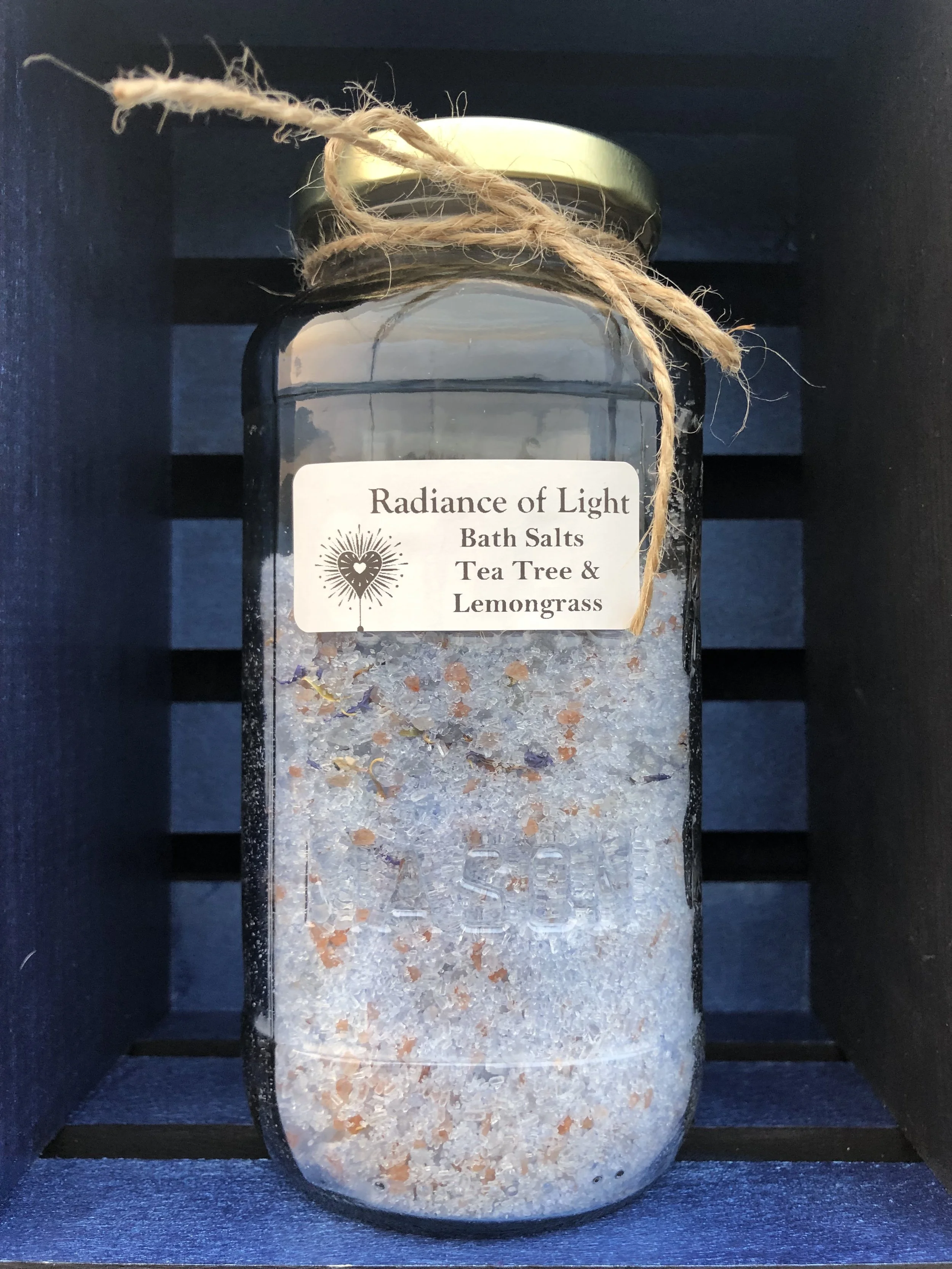 Radiance of Light: Tea Tree & Lemongrass Bath Salts