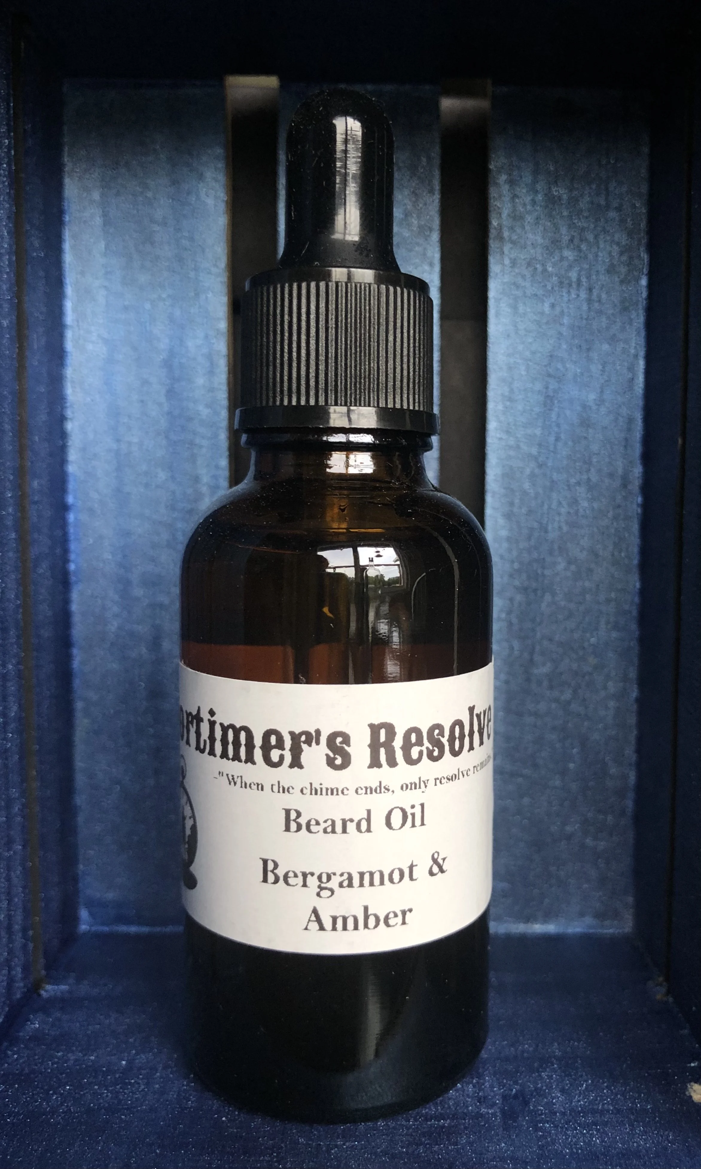 Mortimer's Resolve: Bergamot & Amber Beard Oil