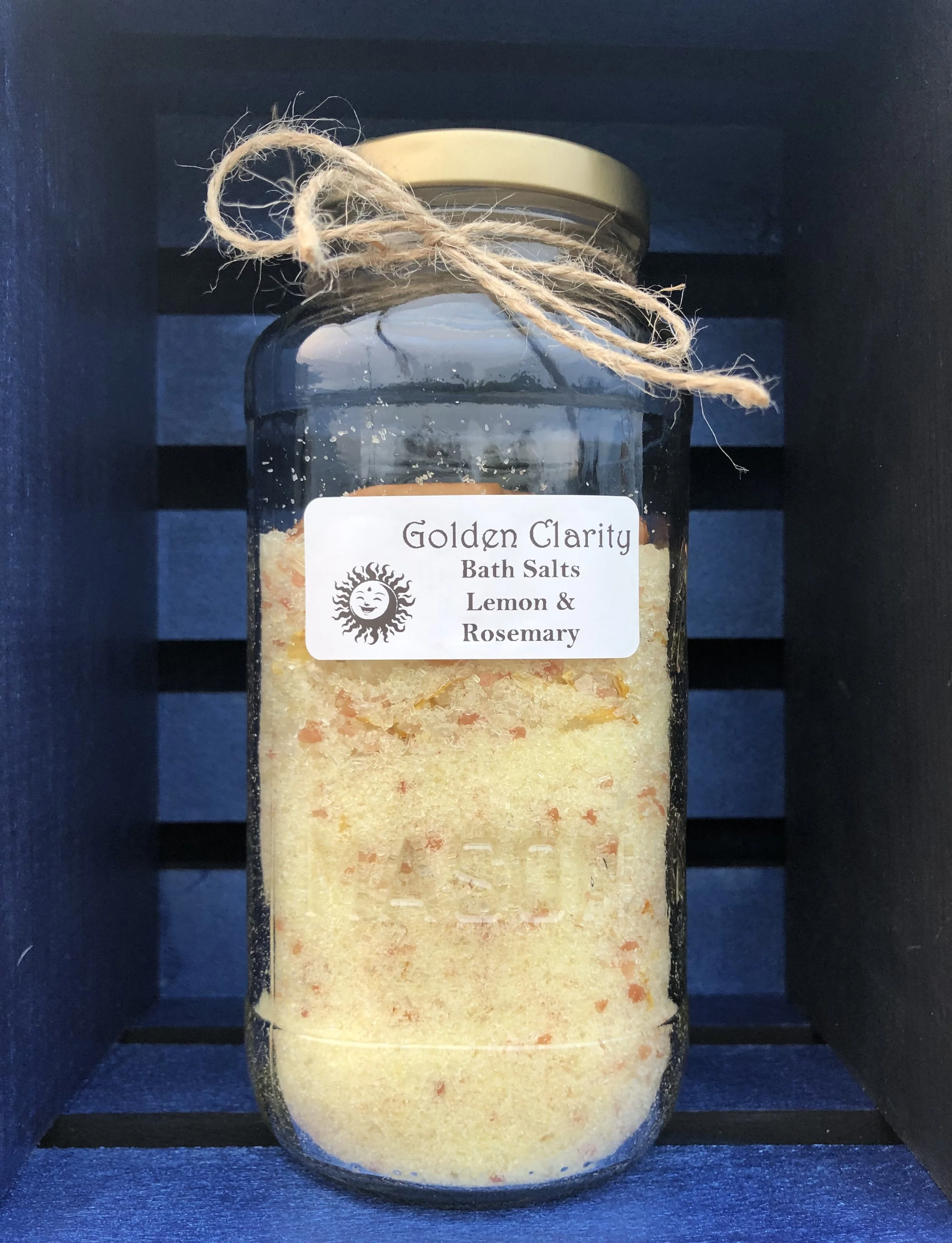 Golden Clarity: Lemon & Rosemary Bath Salts
