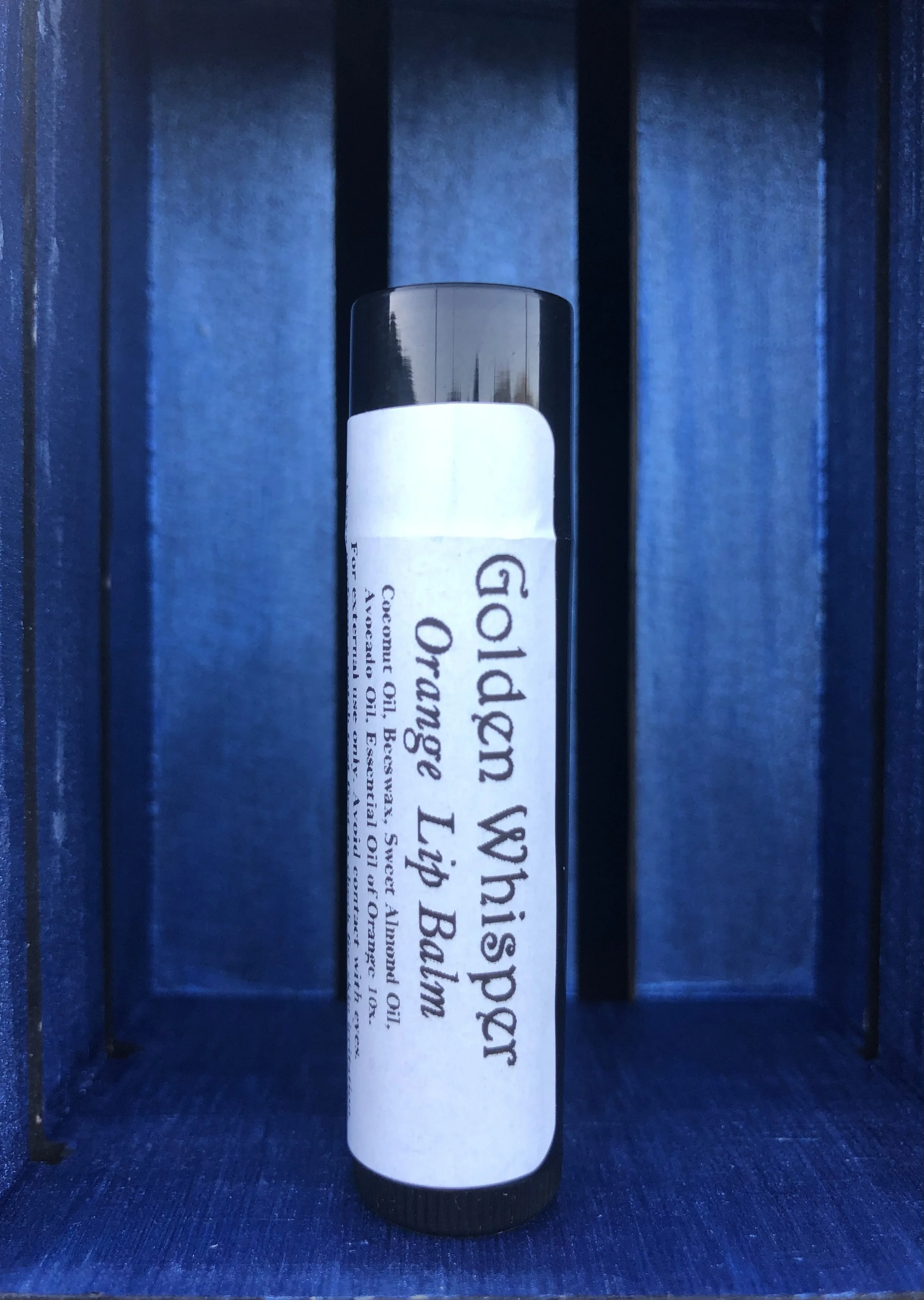 Golden Whisper: Orange Lip Balm