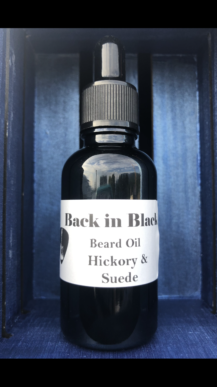 Back in Black: Hickory & Suede Beard Oil