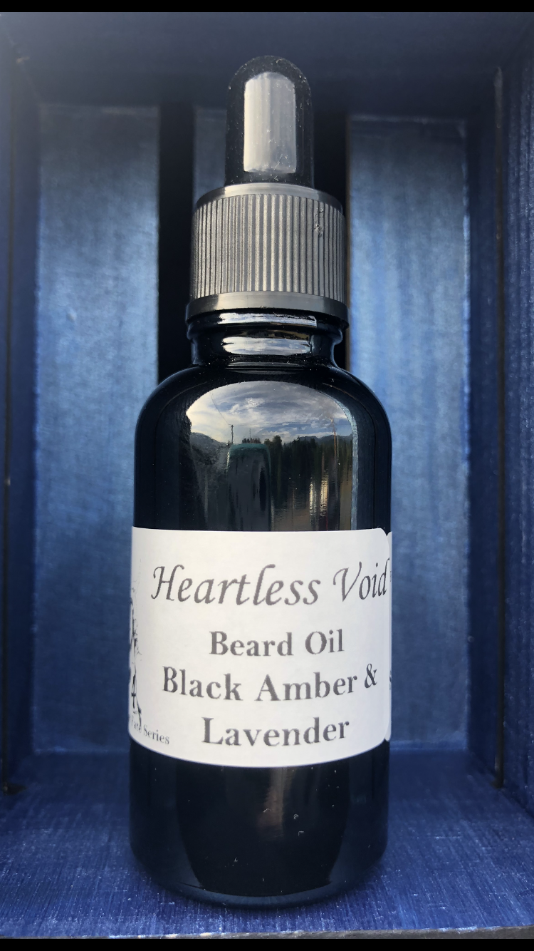 Heartless Void: Black Amber & Lavender Beard Oil