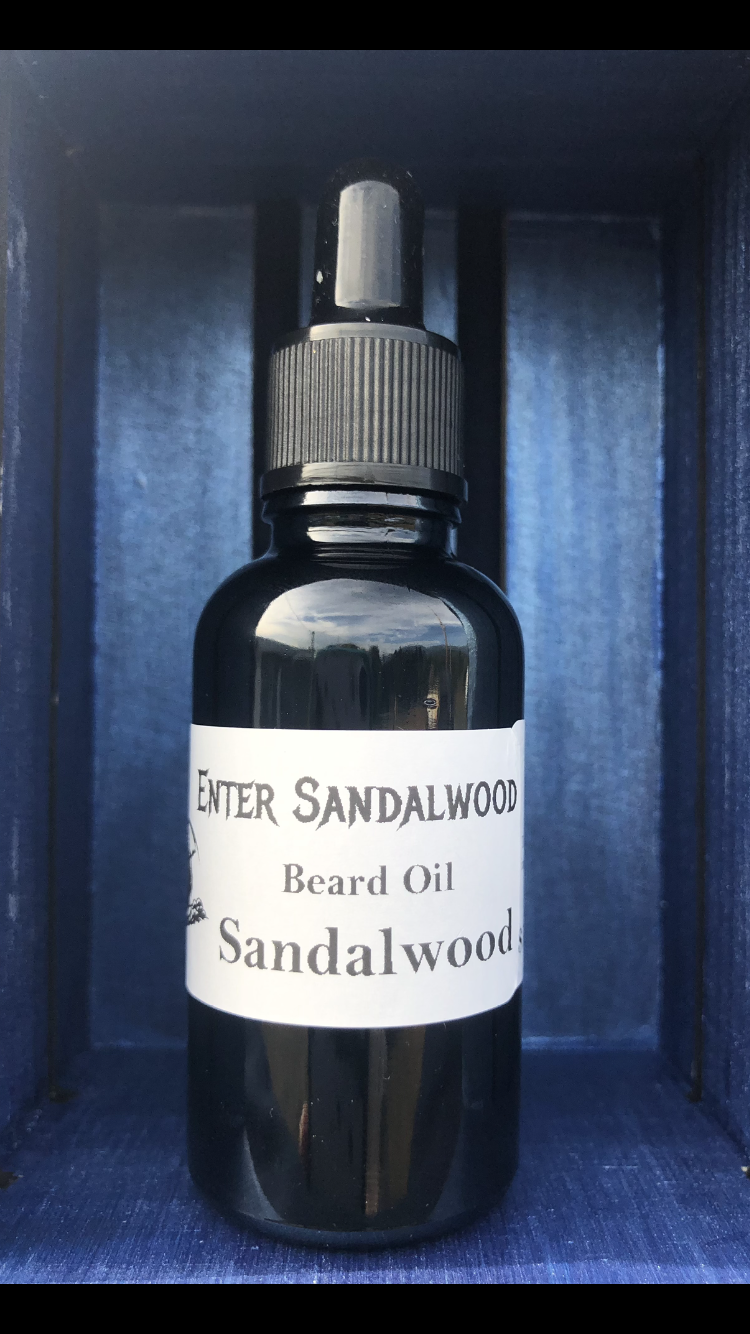Enter Sandalwood: Sandalwood Beard Oil