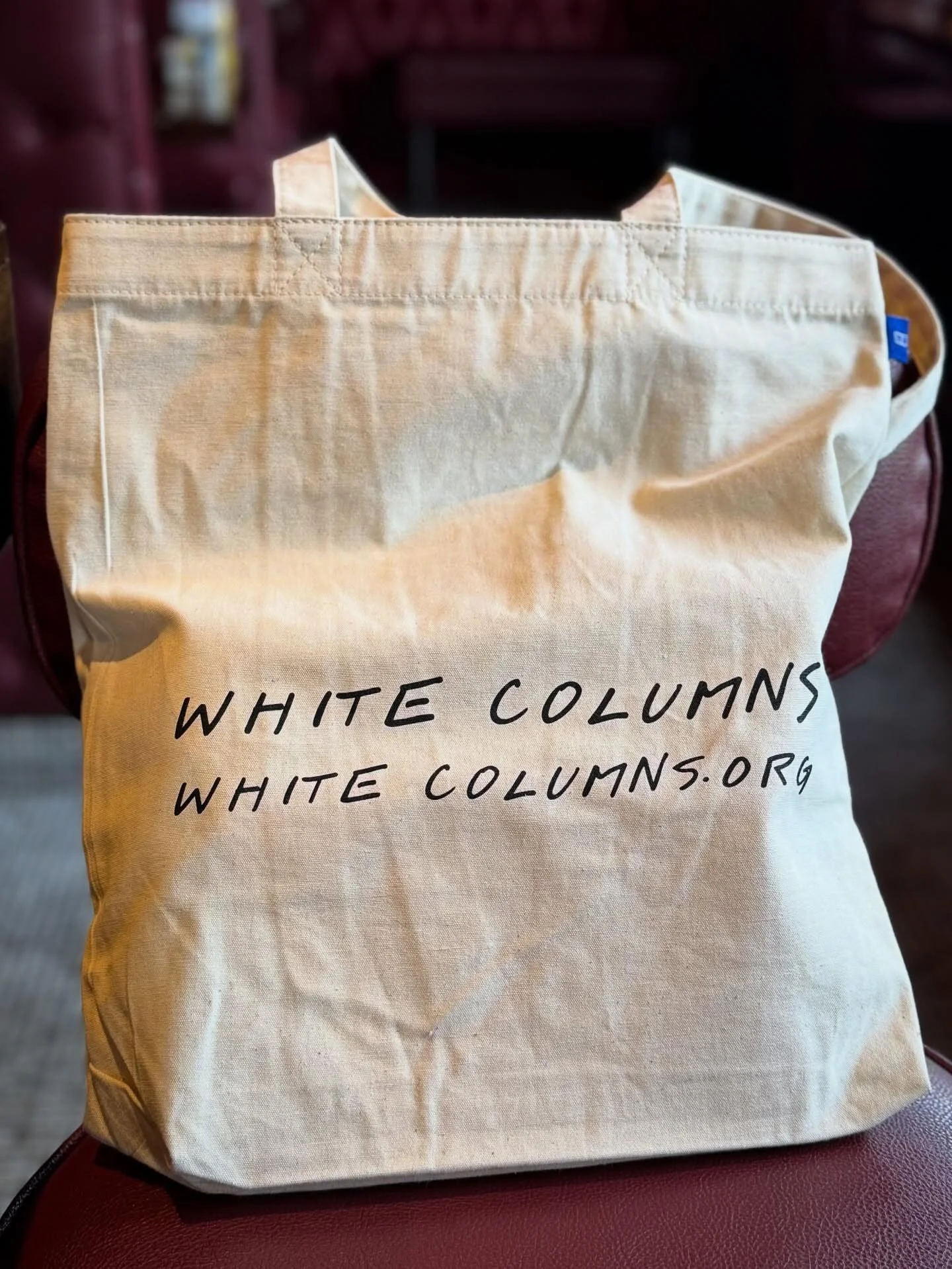 Repost from @matthewhiggs2015
&bull;
A scarce vintage 2007 White Columns tote featuring hand-written typography by John Baldessari! 🤍 @white_columns @johnbaldessarifamilyfoundation @mattmurphynyc #johnbaldessari #mattmurphydesign #mattmurphybluelabe