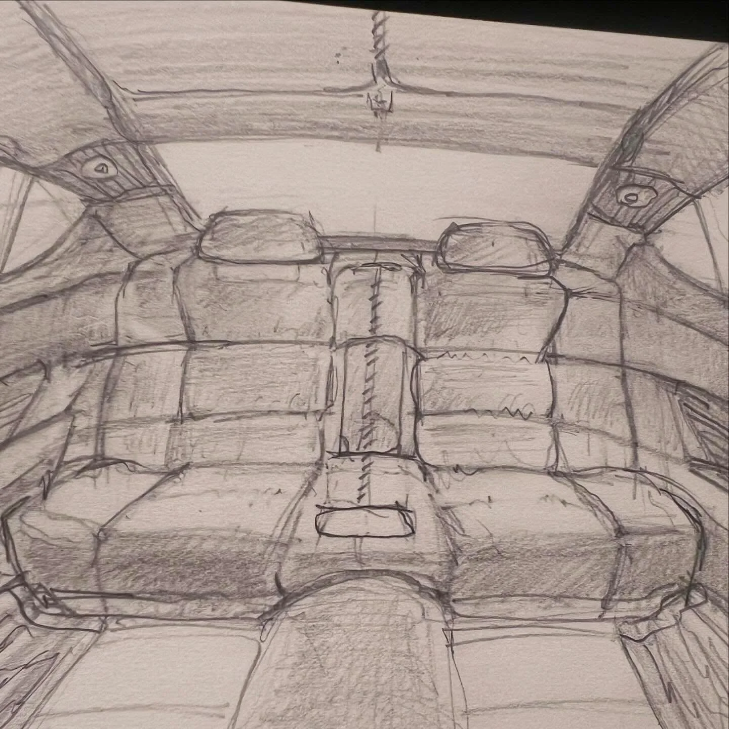 Repost from @mattmurphynyc
&bull;
It always begins with a sketch.

Interior studies for the Quattroporte&mdash;where proportion, surface, and experience are worked out by hand before anything else.

Exterior and interior are not separate ideas.
The o