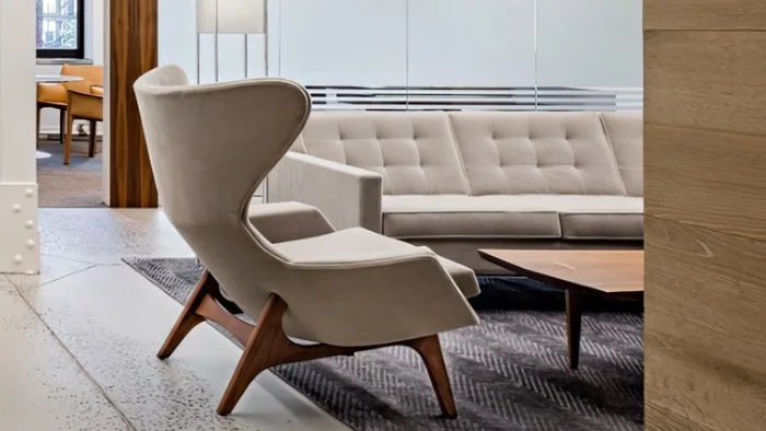 Contemporary architectural interior with custom furniture by Matt Murphy Design