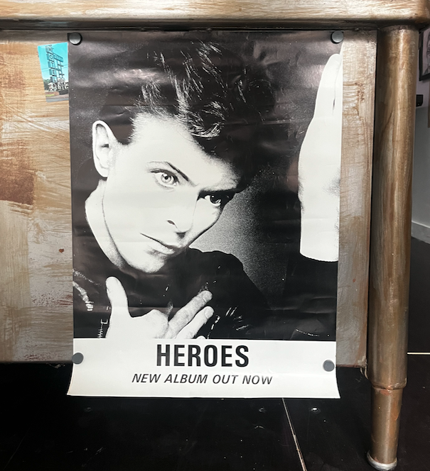 David Bowie "Heroes" Promo Poster