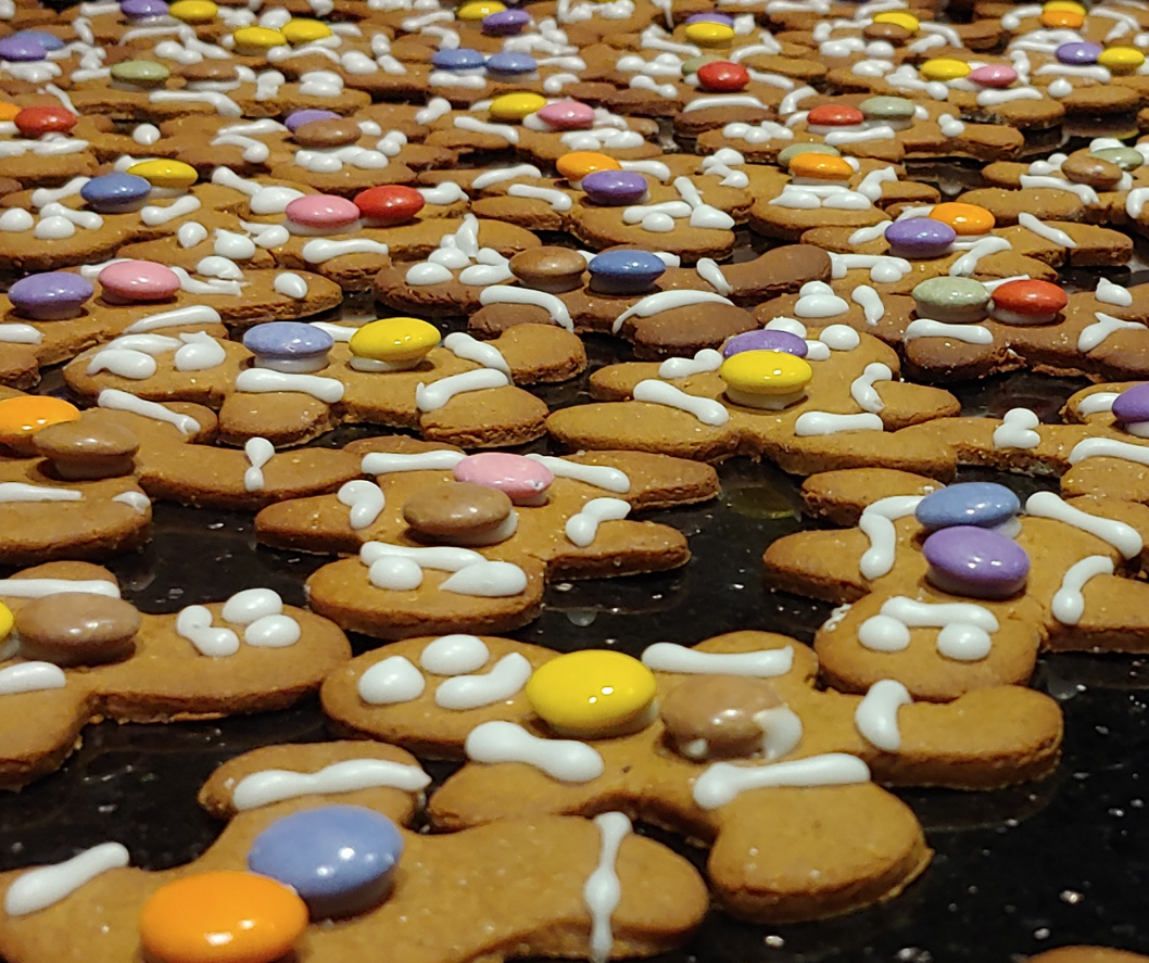 Gingerbread Men – with Smarties