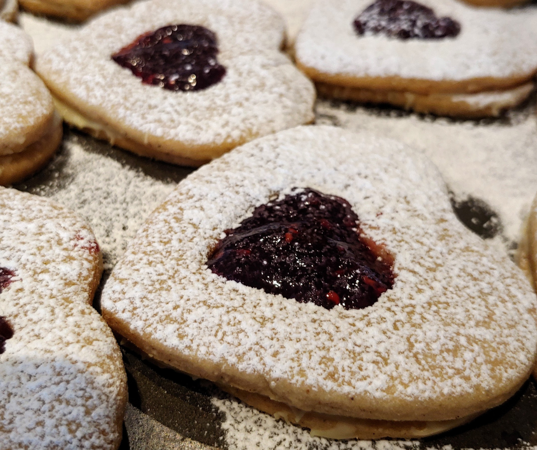Jammy Linzer Cookies
