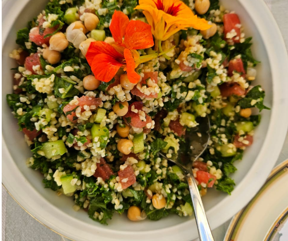 Bulgur Wheat with Tomatoes and Herbs