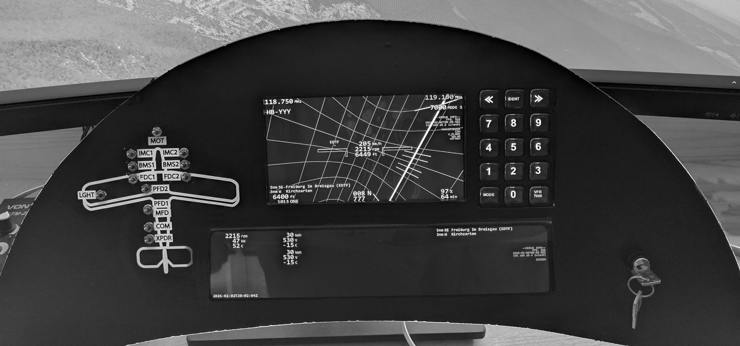 Lightweight Integrated Flight Display