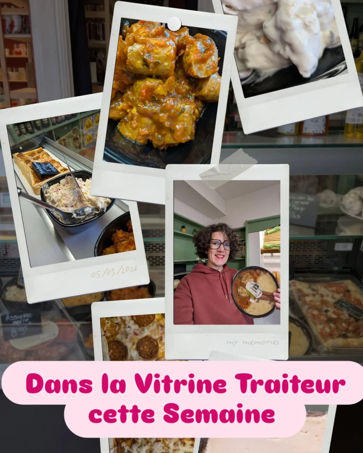 🇫🇷✨ Cette semaine chez nous ✨

De belles trouvailles traiteur vous attendent :

Une salade trio fra&icirc;che et &eacute;quilibr&eacute;e avec chou, jambon et comt&eacute;. La tarte espagnole g&eacute;n&eacute;reusement garnie de chorizo pour les a