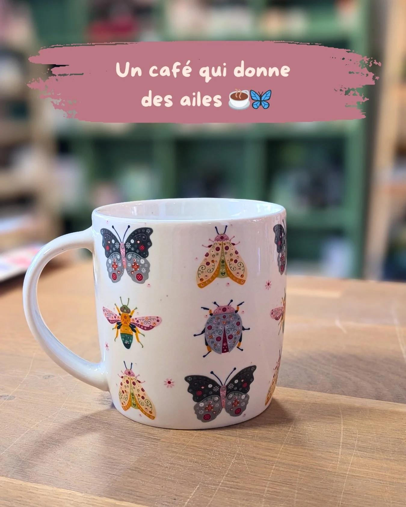 🇫🇷 Le printemps dans une tasse 🦋

🇳🇱 De lente in een kopje 🦋

🇬🇧 Spring in a cup 🦋

📍 Le Panier d&rsquo;Osier
16 route du Limousin
24800 St. Sulpice d&rsquo;Excideuil

#lepanierdosier #butterflies #printemps #mug #springvibes