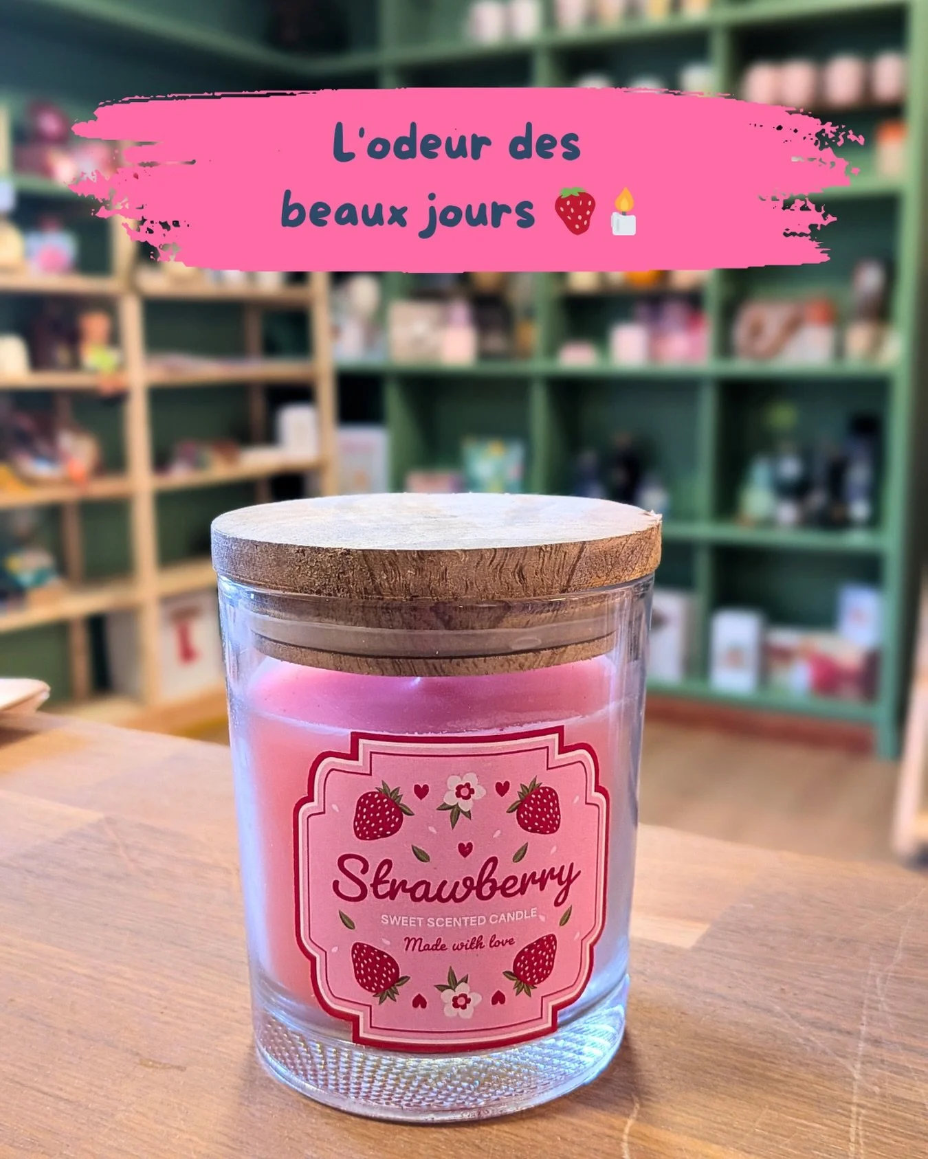 🇫🇷 Le printemps sent la fraise 🍓
🇳🇱 De lente ruikt naar aardbeien 🍓
🇬🇧 Spring smells like strawberries 🍓

📍 Le Panier d&rsquo;Osier
16 route du Limousin
24800 St. Sulpice d&rsquo;Excideuil
#lepanierdosier #strawberry #scentedcandle #spring 