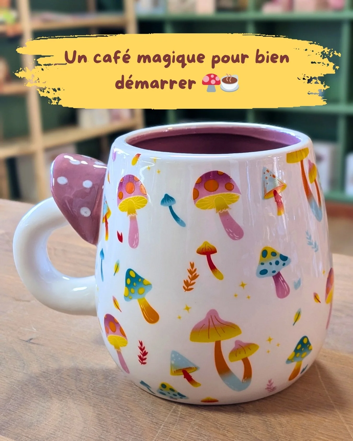 🇫🇷 Les champignons portent bonheur 🍄✨
🇳🇱 Paddenstoelen brengen geluk 🍄✨
🇬🇧 Mushrooms bring good luck 🍄✨

📍 Le Panier d&rsquo;Osier
16 route du Limousin
24800 St. Sulpice d&rsquo;Excideuil

#lepanierdosier #mushrooms #champignons #mug #whims