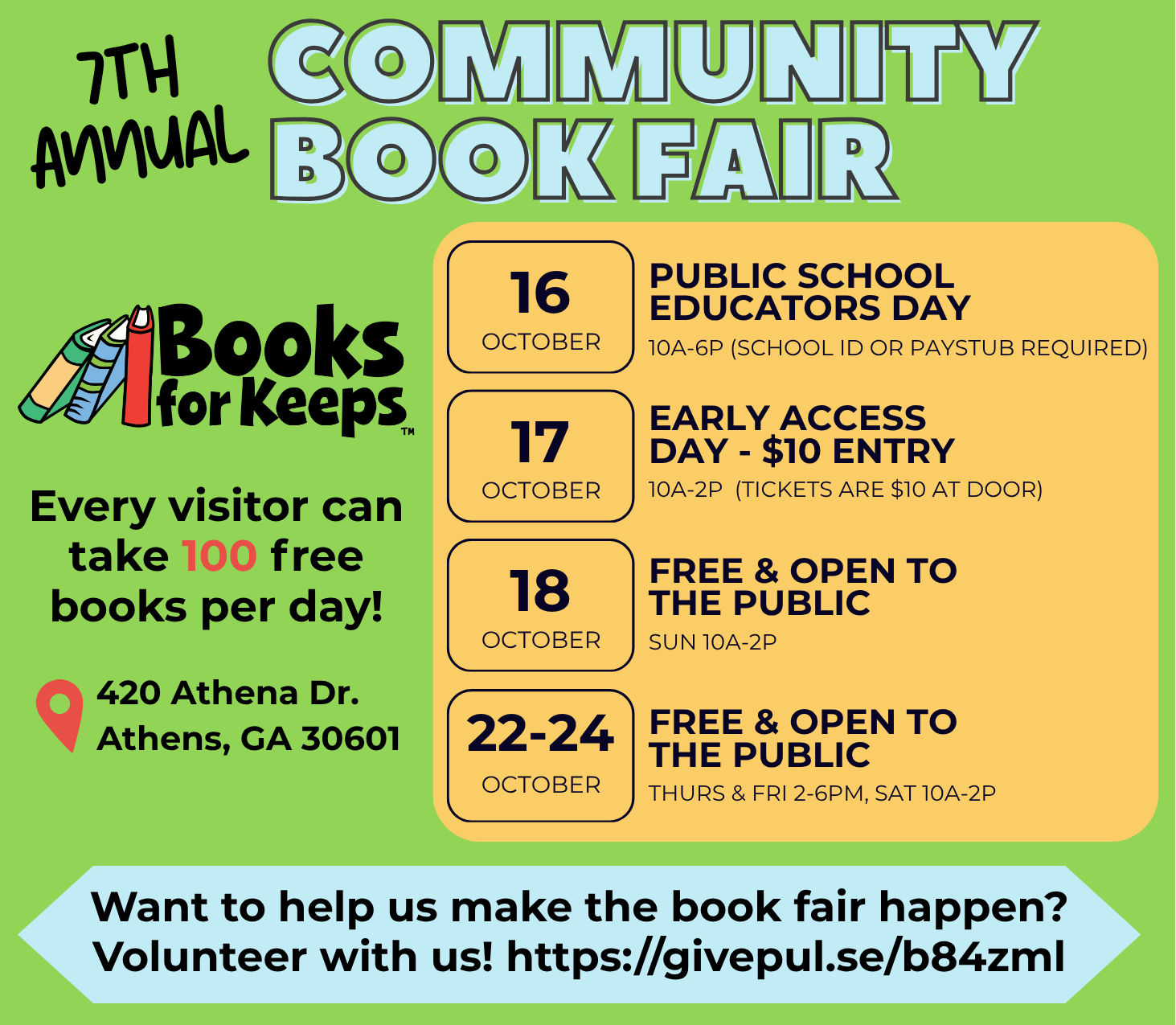Books for Keeps Community Book Fair