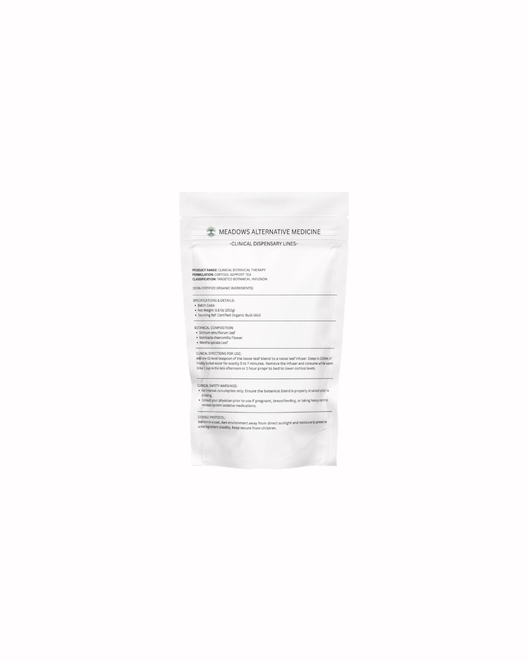 Clinical Botanical Therapy: Cortisol Support Tea (250g)