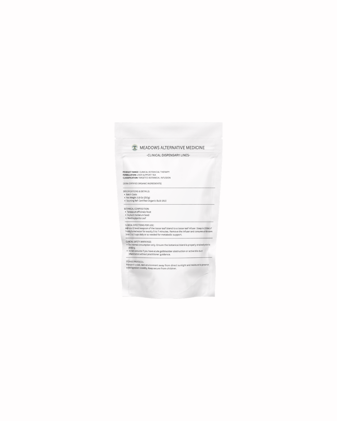Clinical Botanical Therapy: Liver Support Tea (250g)
