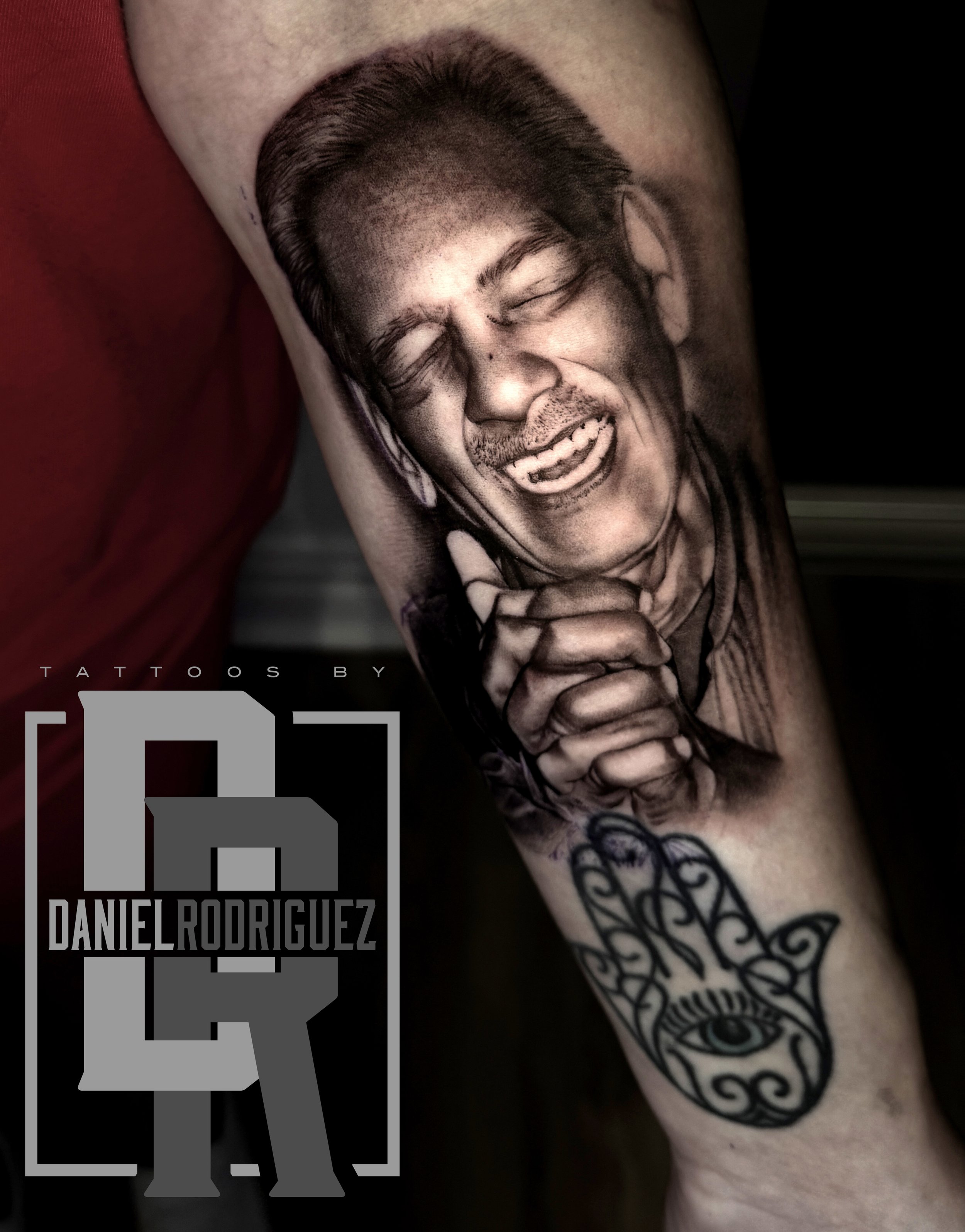 Black & Grey Portrait Done By Daniel Rodriguez In Dallas Texas