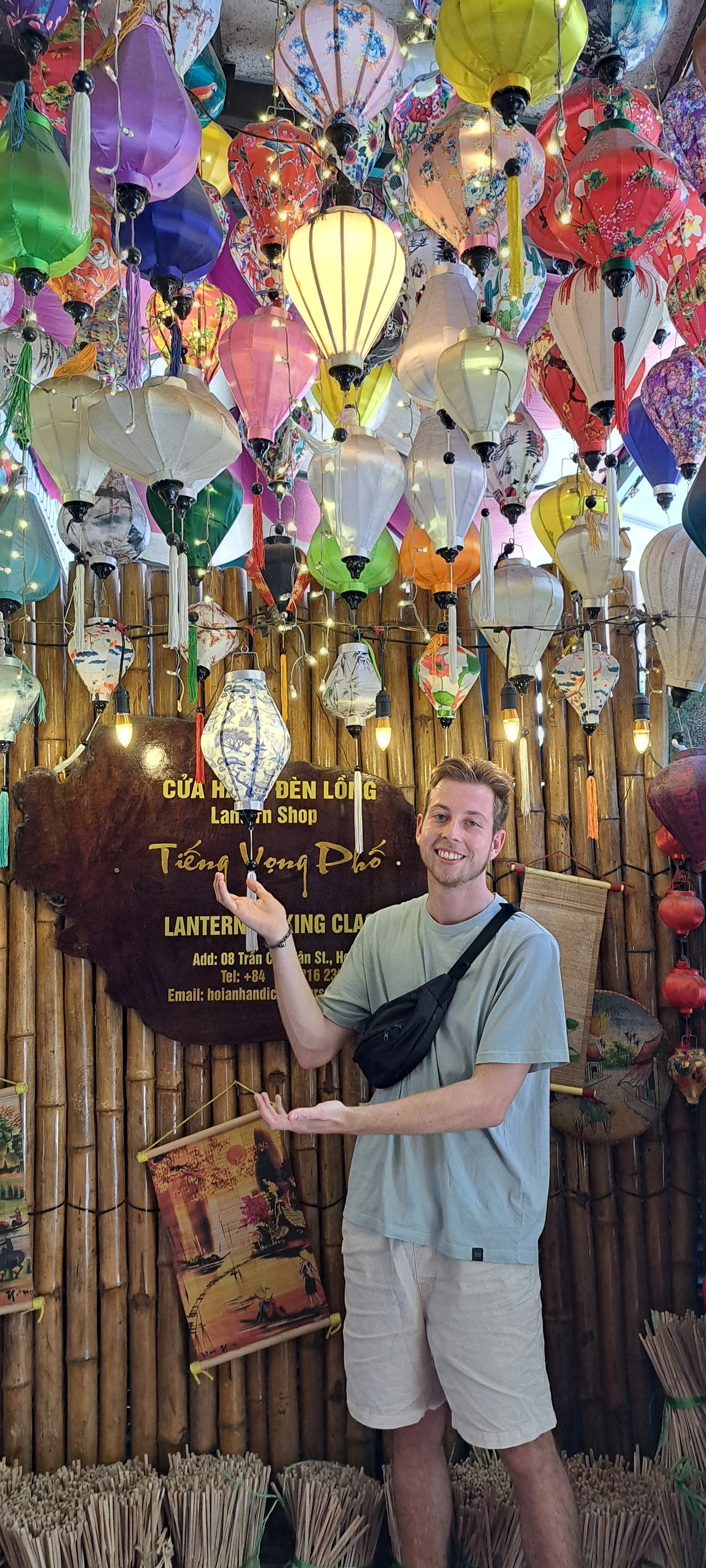 Hoi an lampionnen maken Vietnam