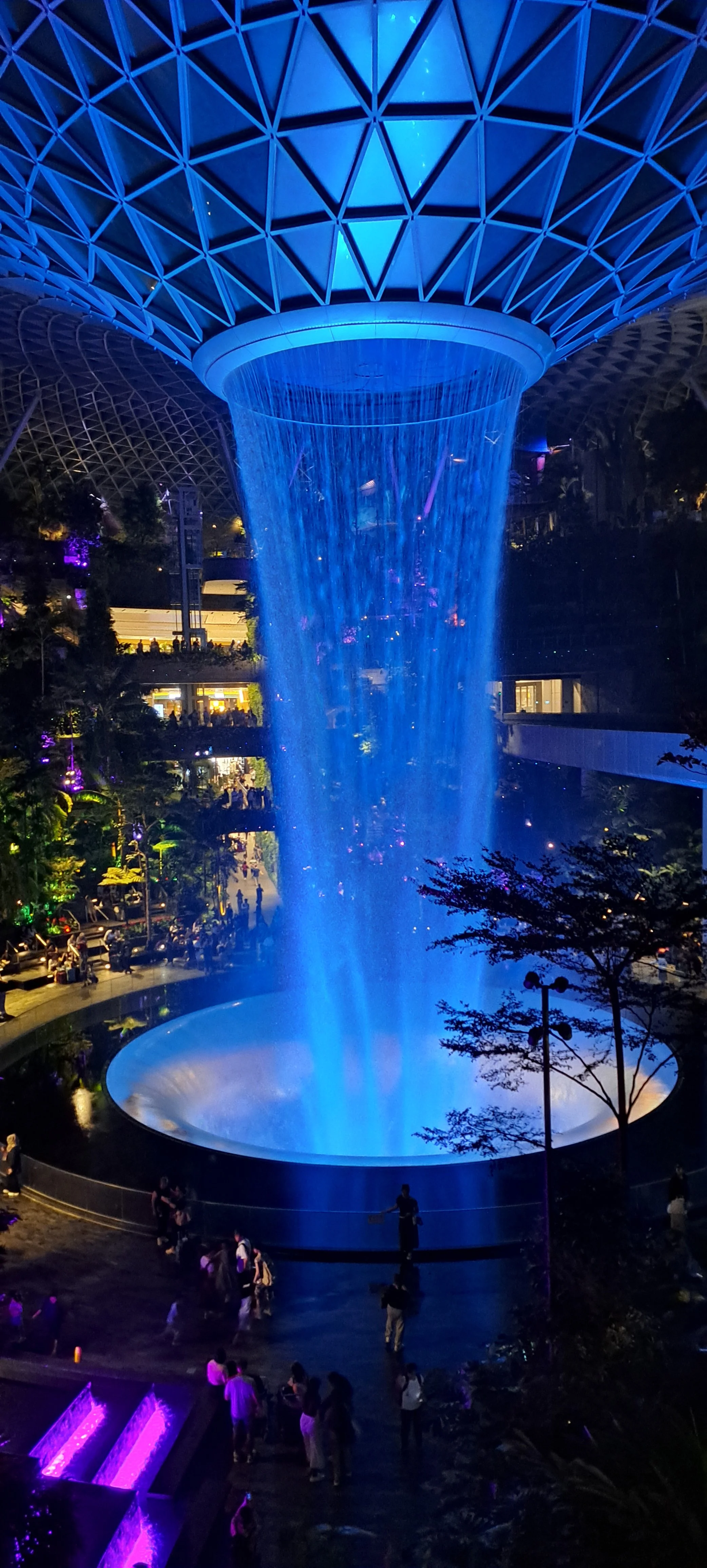 Changi Airport waterval Singapore