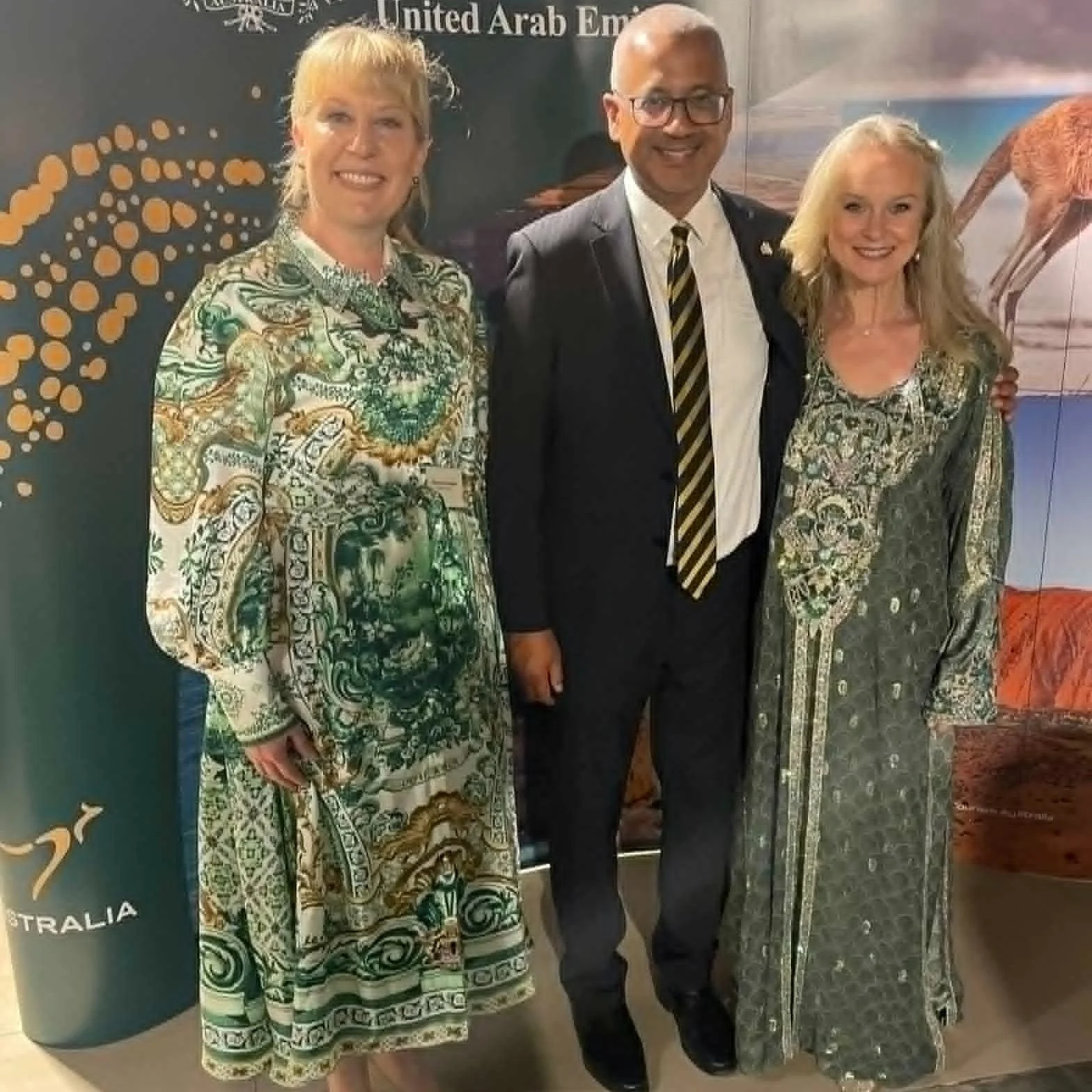 Thank you @ausembuae Australian Embassy UAE Ambassador to the UAE, HE Ridwaan Jadwat and Jessica Swann-Jadwat for the recent official invite for an Evening Reception with a small group of women lawyers at the Ambassador's Residence in Abu Dhabi. Rece