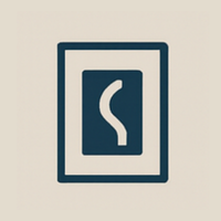 Icona con opera stilizzata, simbolo delle consulenze per la conservazione di arte contemporanea e opere sperimentali.