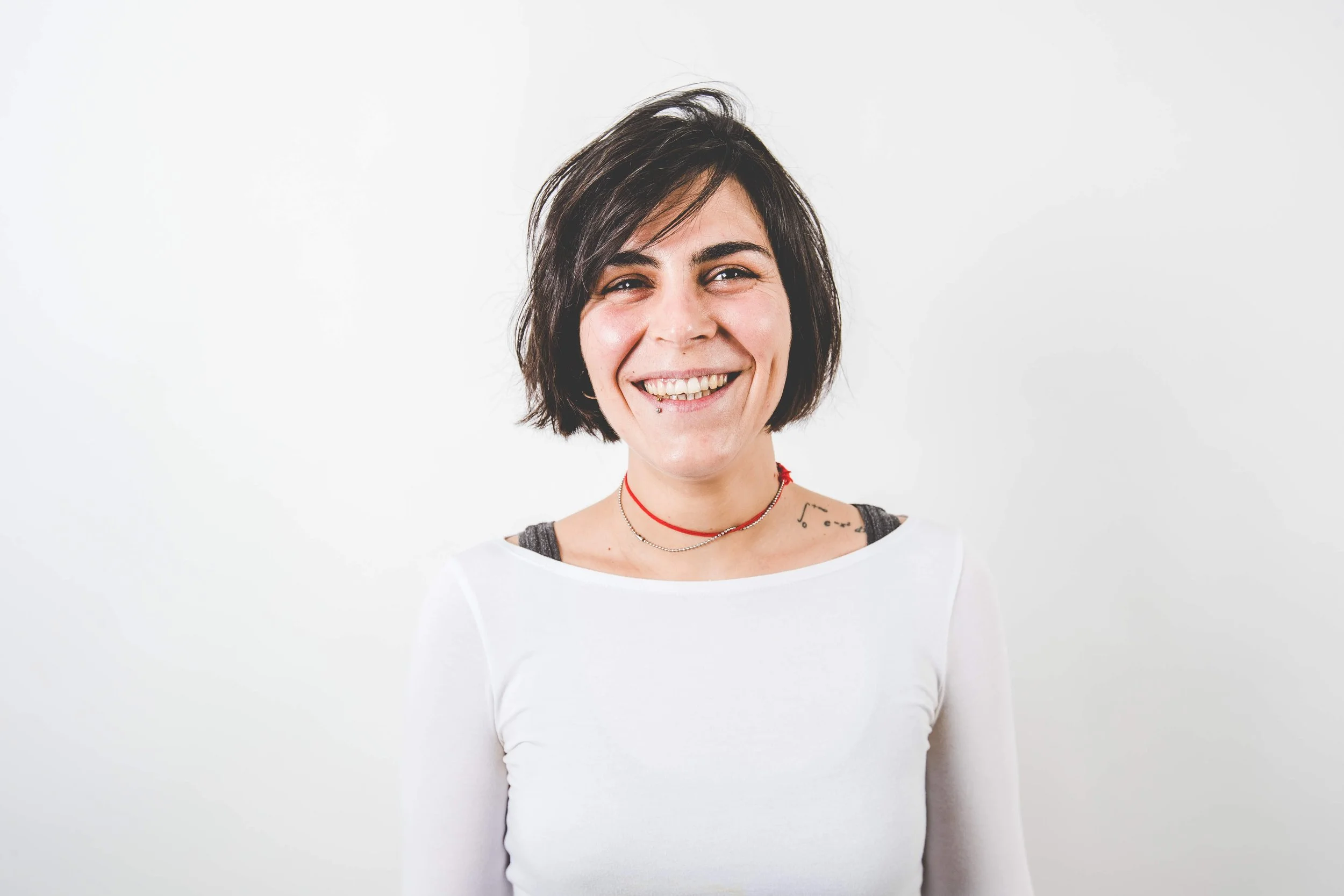 Ritratto professionale di Clementina Dal Pian, chimico del restauro e conservation scientist.