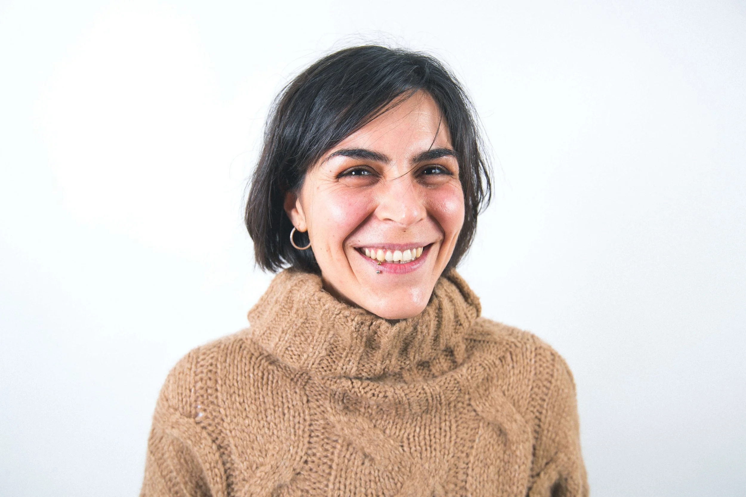 Ritratto professionale di Clementina Dal Pian, chimico del restauro e conservation scientist.