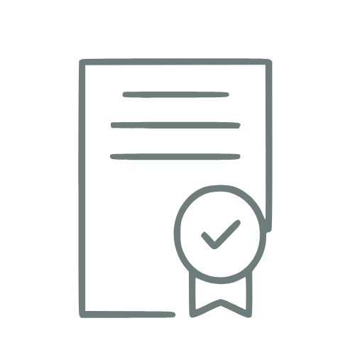 Icona con documento certificato per archivi d’artista e certificazioni PACTA – tutela arte contemporanea