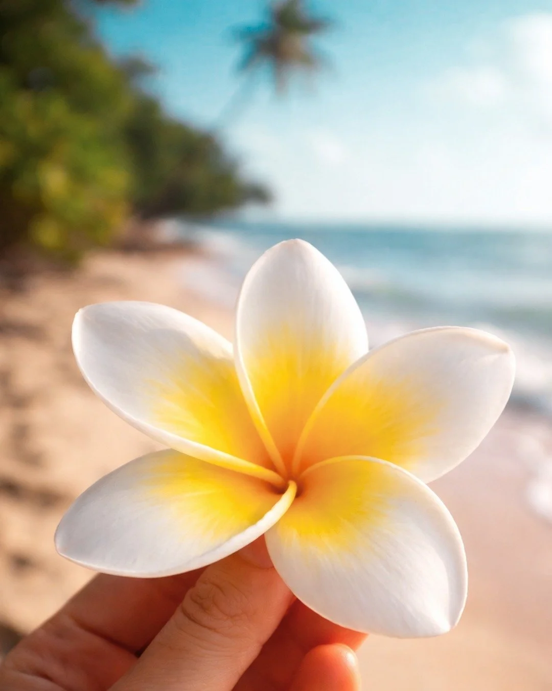 Elle est &agrave; l&rsquo;origine de tout 🤍

La fleur de tiar&eacute;, fleur iconique de Tahiti, d&eacute;voile un parfum floral, solaire et d&eacute;licatement sucr&eacute; 🌸

C&rsquo;est elle qui inspire notre signature au mono&iuml;.
Une fleur. 