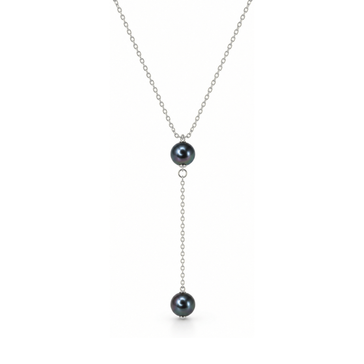 peacock pearl Y necklace, Y shaped pearl necklace, freshwater pearl necklace, pearl drop necklace, blue pearl necklace, lariat pearl necklace, gold pearl necklace, luxury pearl jewellery