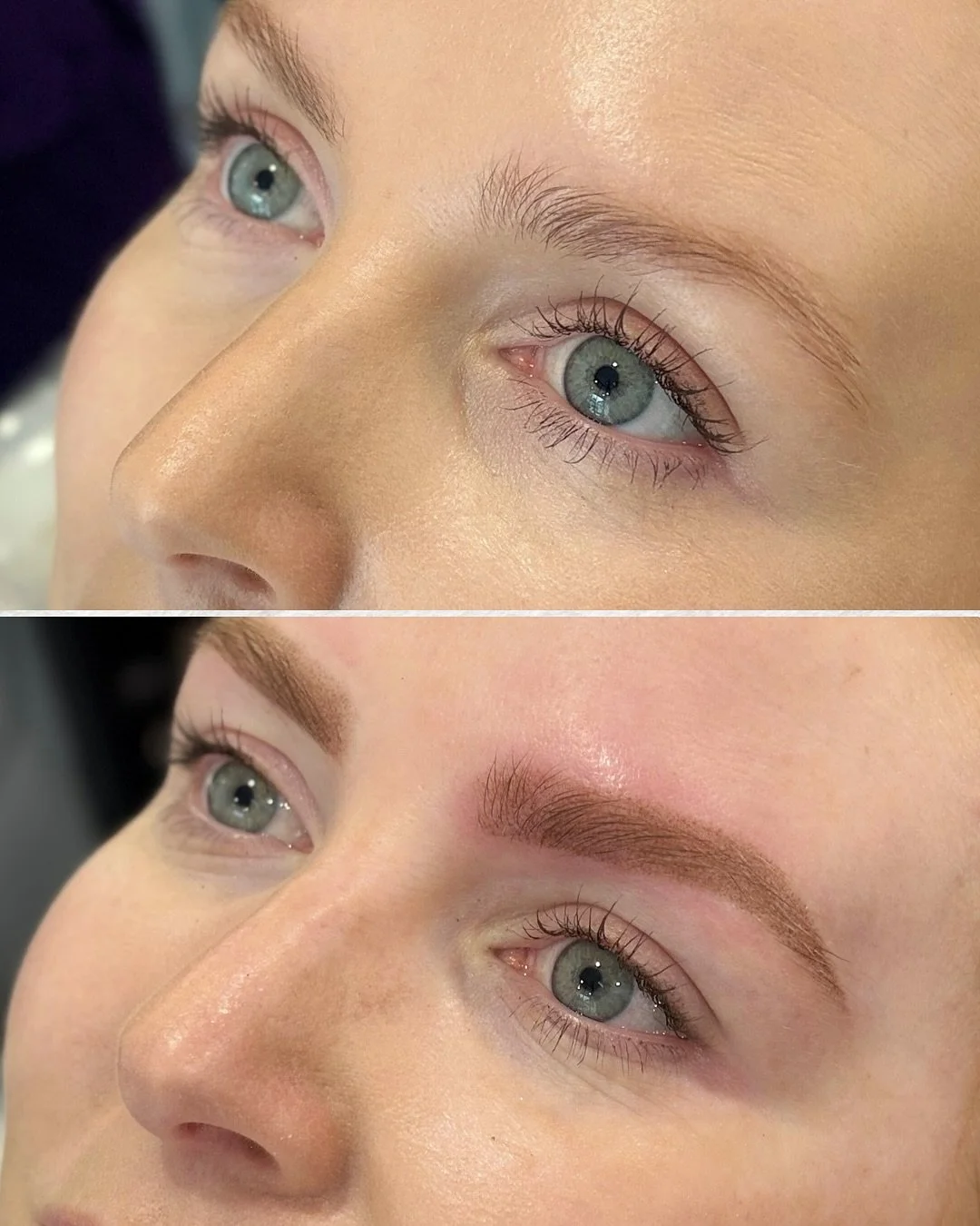 WHAT ARE POWDER BROWS:

👉🏼 Powder brows are quickly becoming a popular semi permanent option where our artists typically create a gradient effect that starts lighter at the front of the brow and gradually becomes darker towards the tail, mimicking 